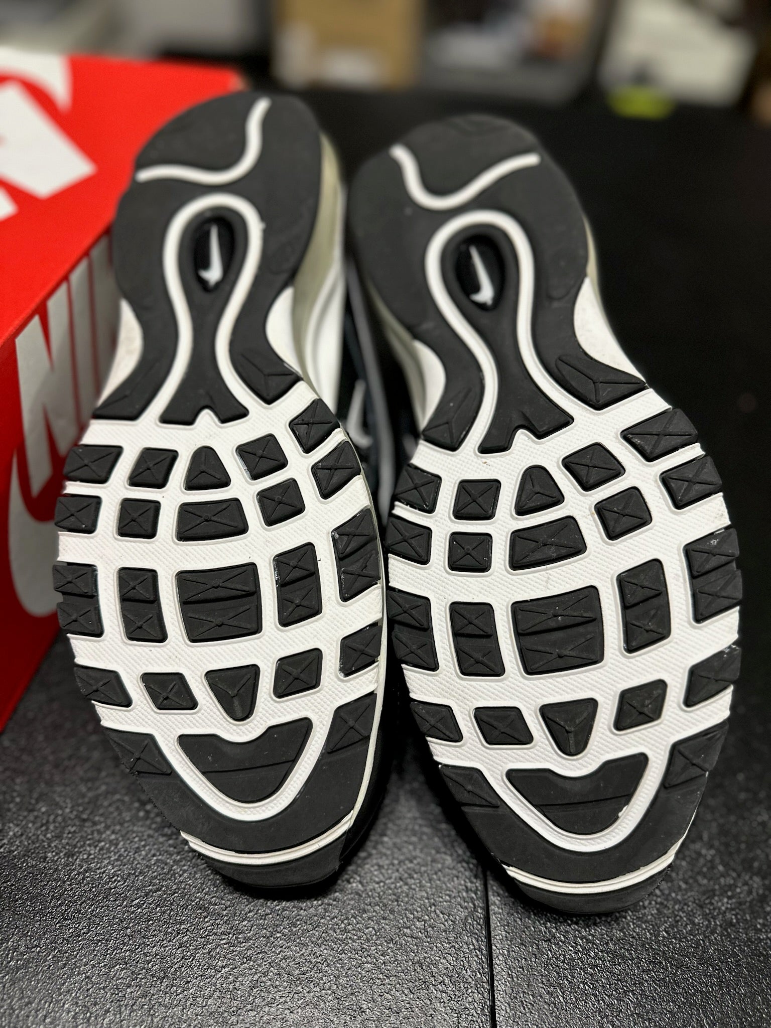 Size 10 - Air Max 97 Black Metallic Silver