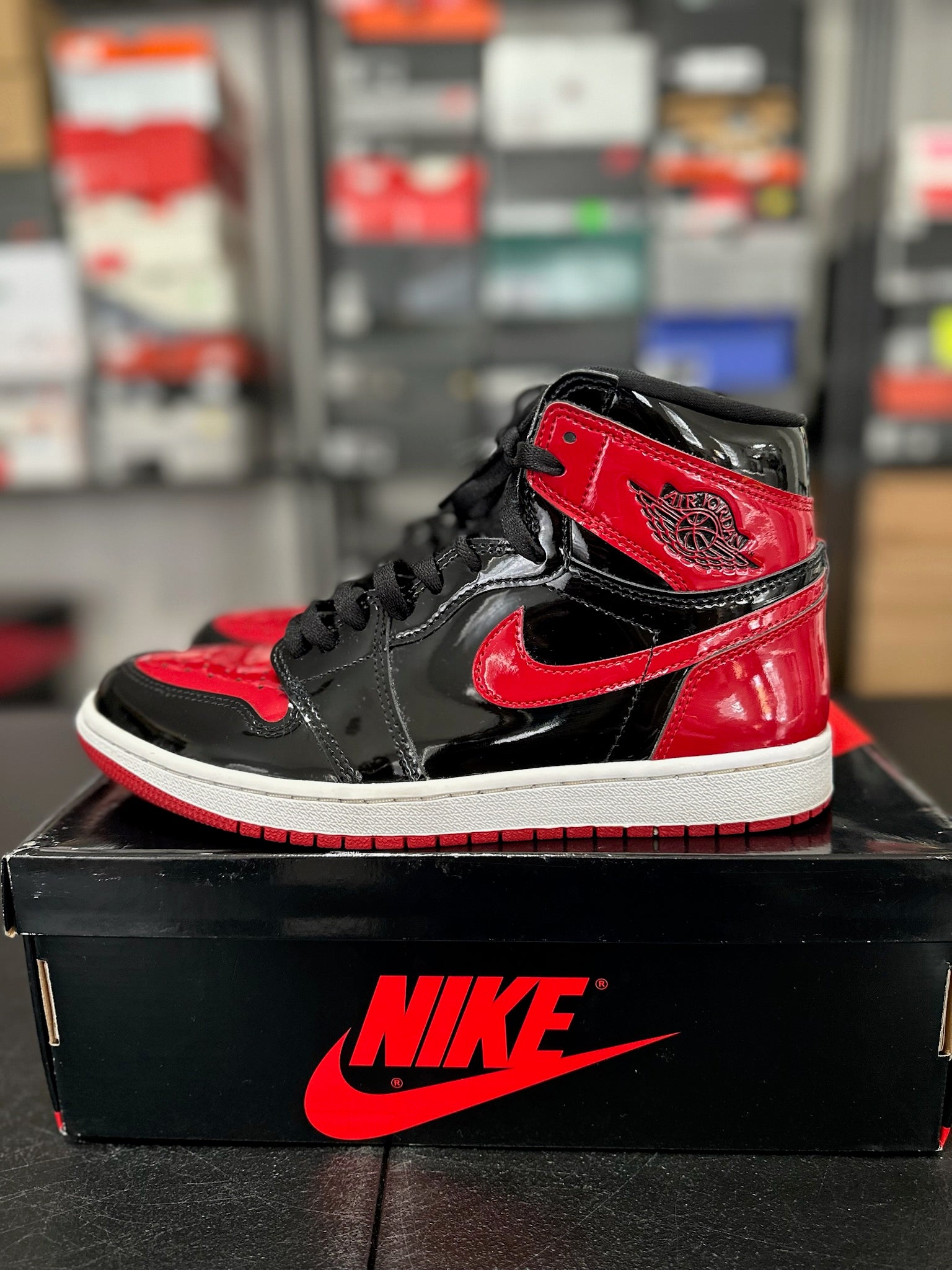 Size 9 - J1 High Patent Bred