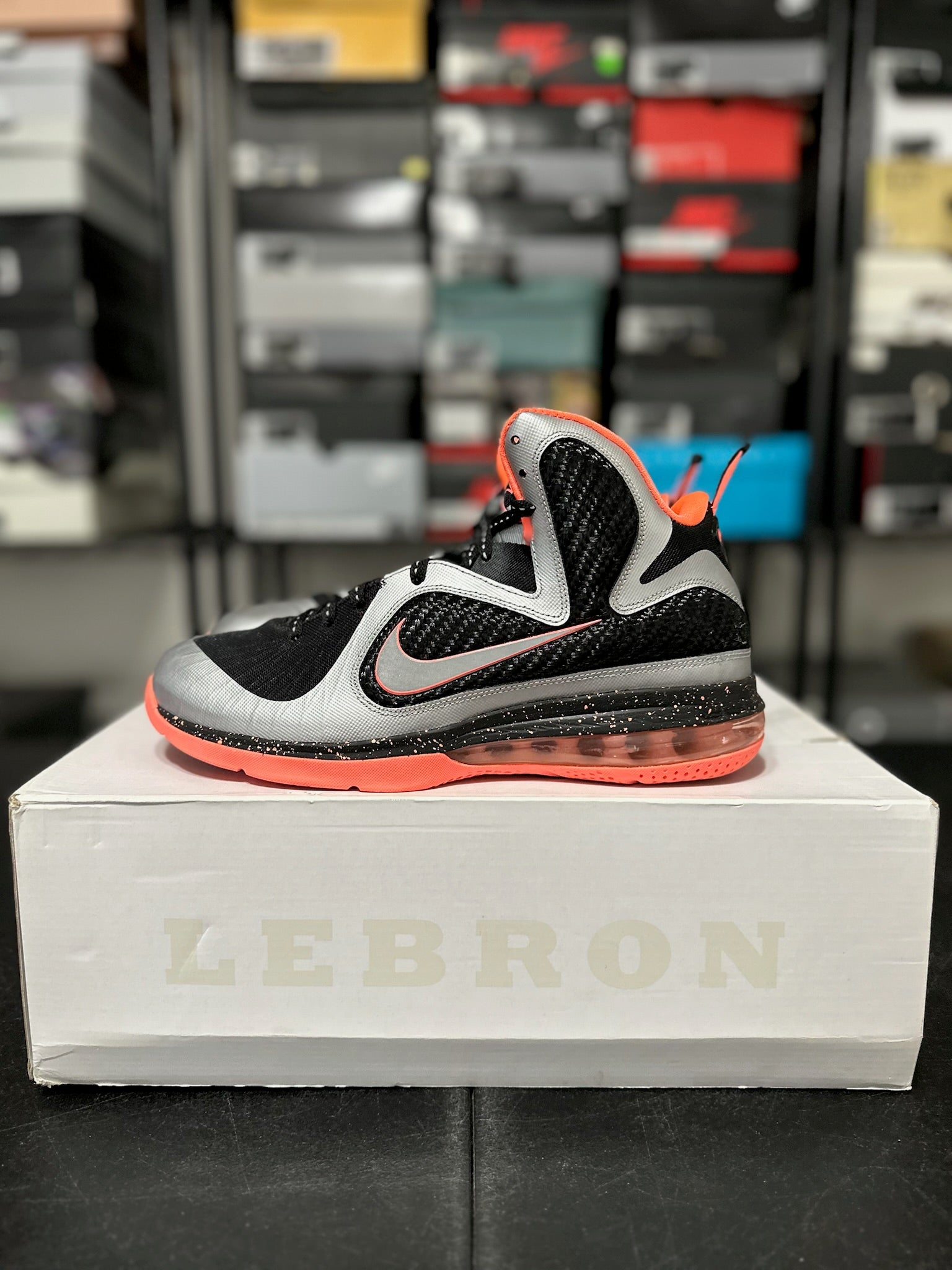 Size 9.5 - LeBron 9 Mango