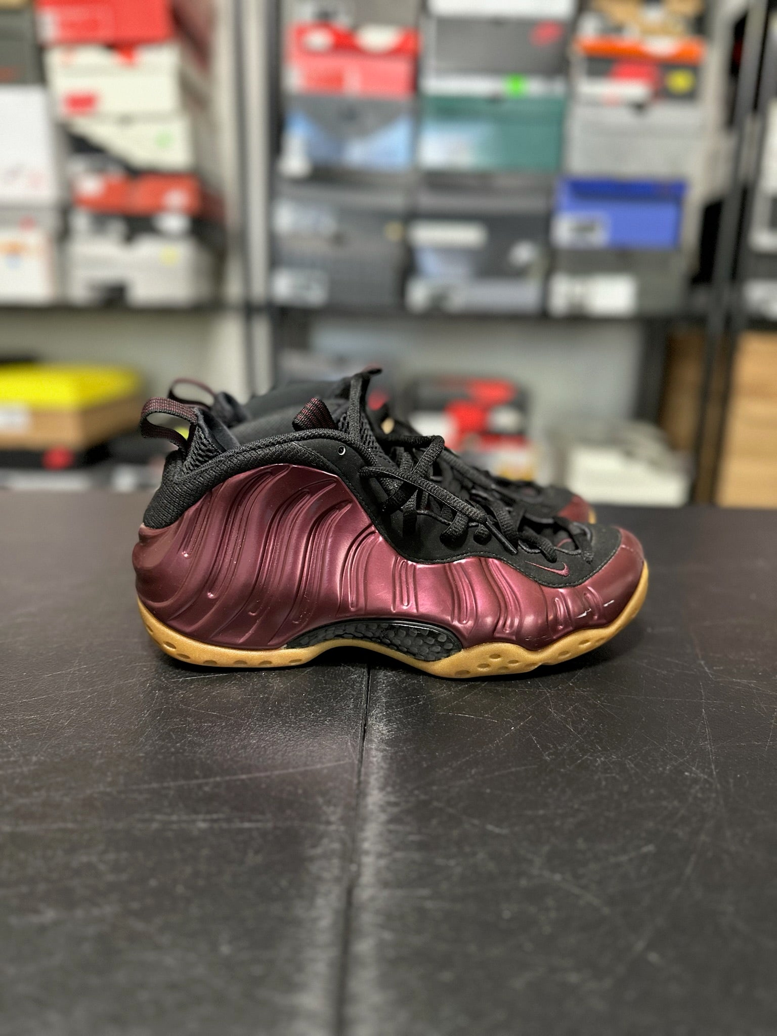 Size 9.5 - Foamposite 1 Maroon
