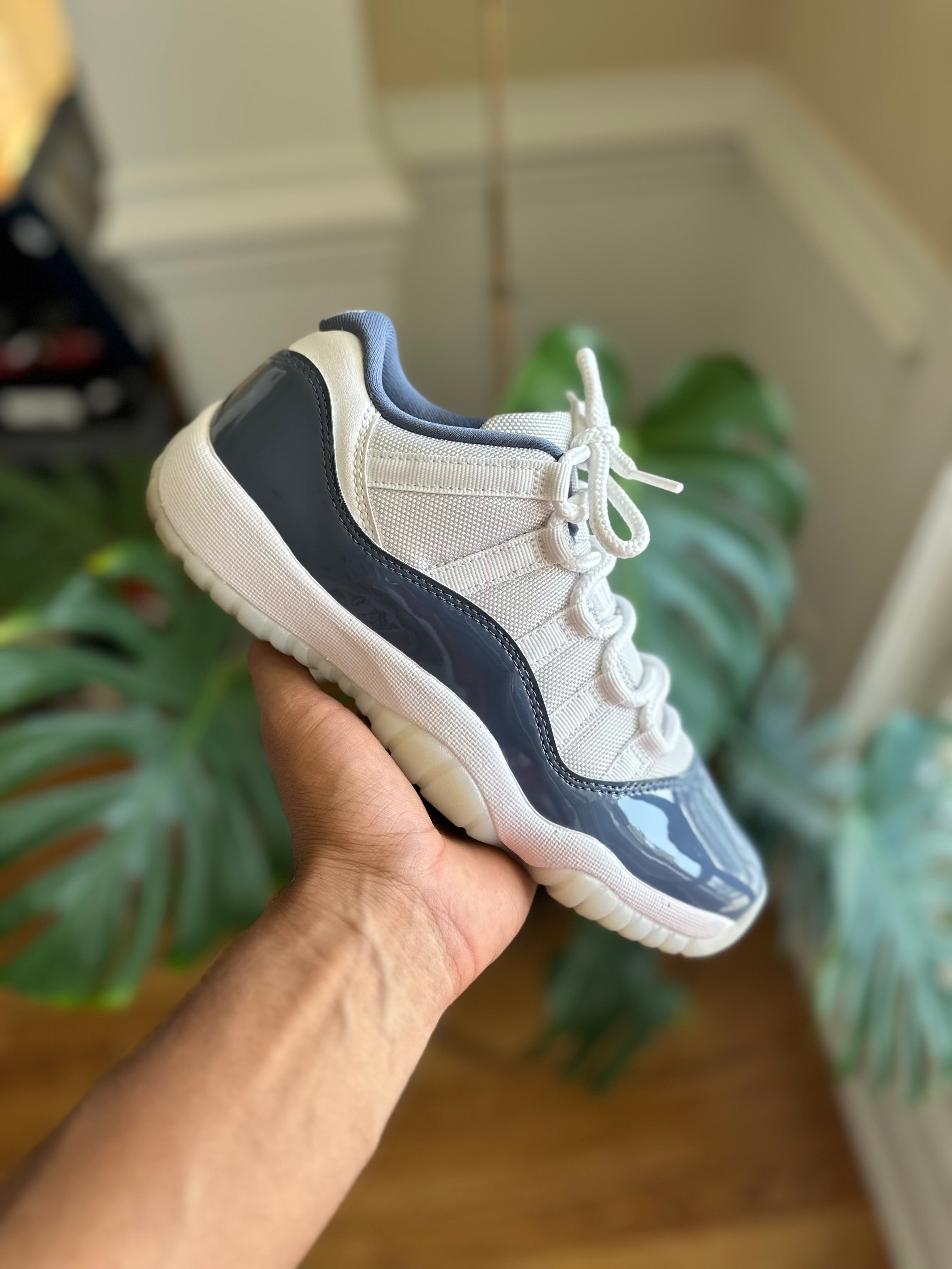 Size 7y - J11 low diffused blue
