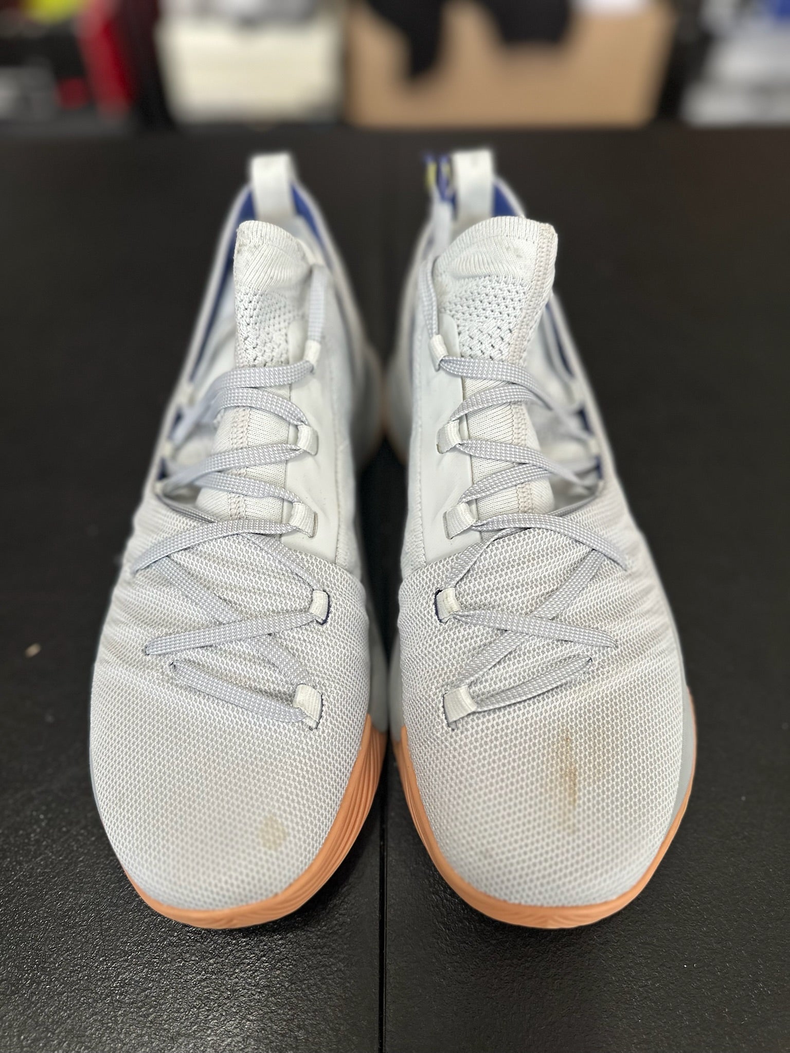 Size 9.5 - Curry 5 White/White