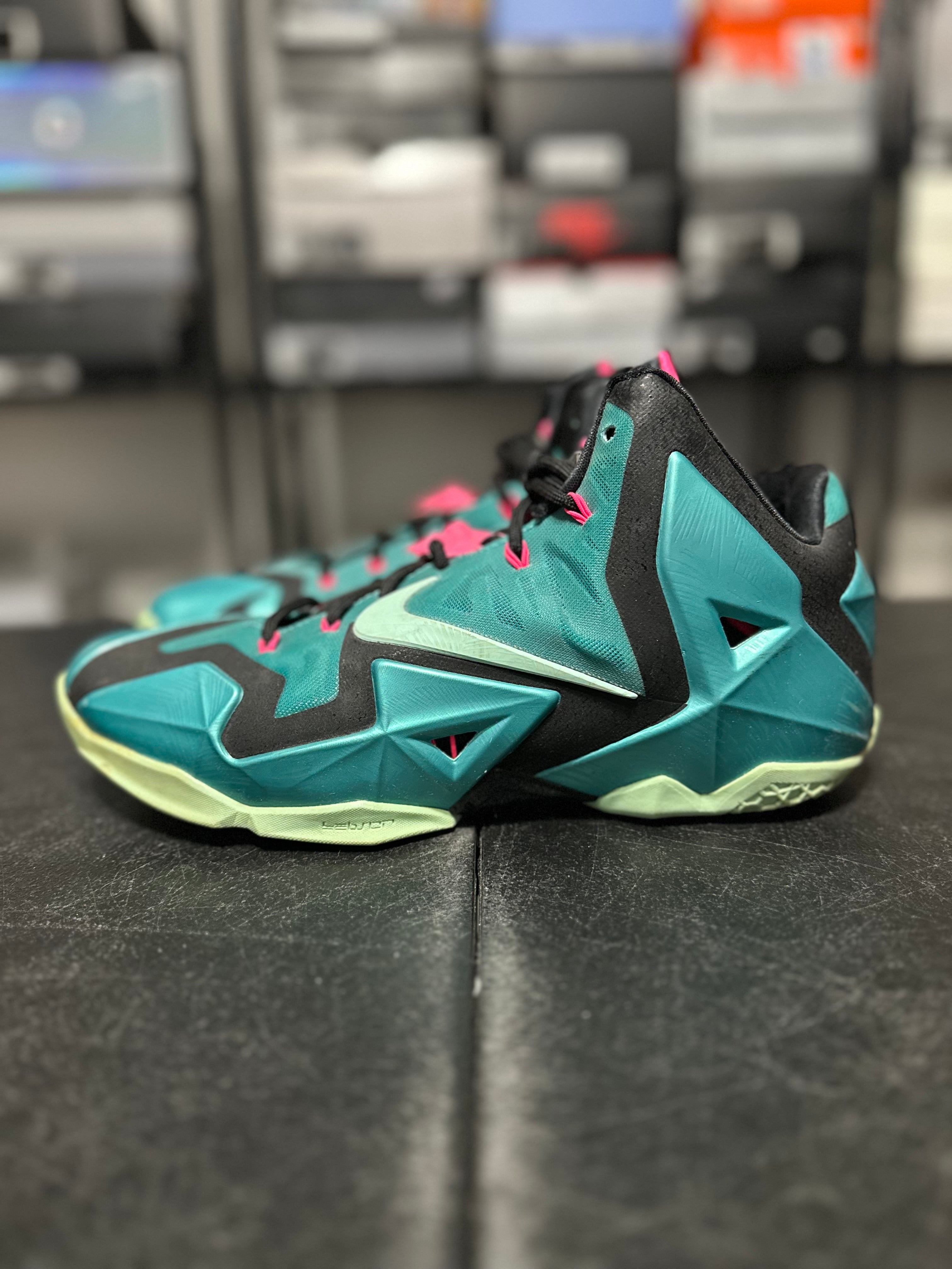 Size 10.5 - LeBron 11 south beach