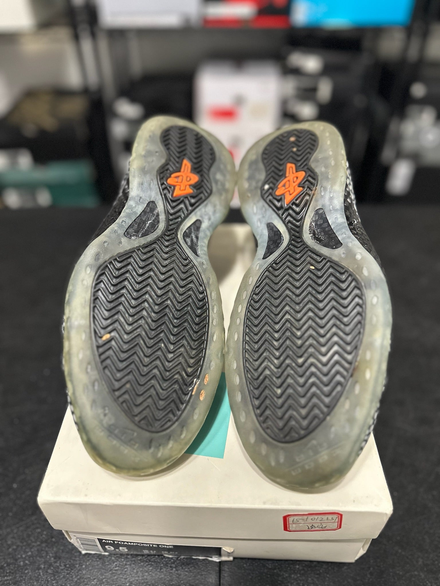 Size 9.5 - Foamposite 1 Safari