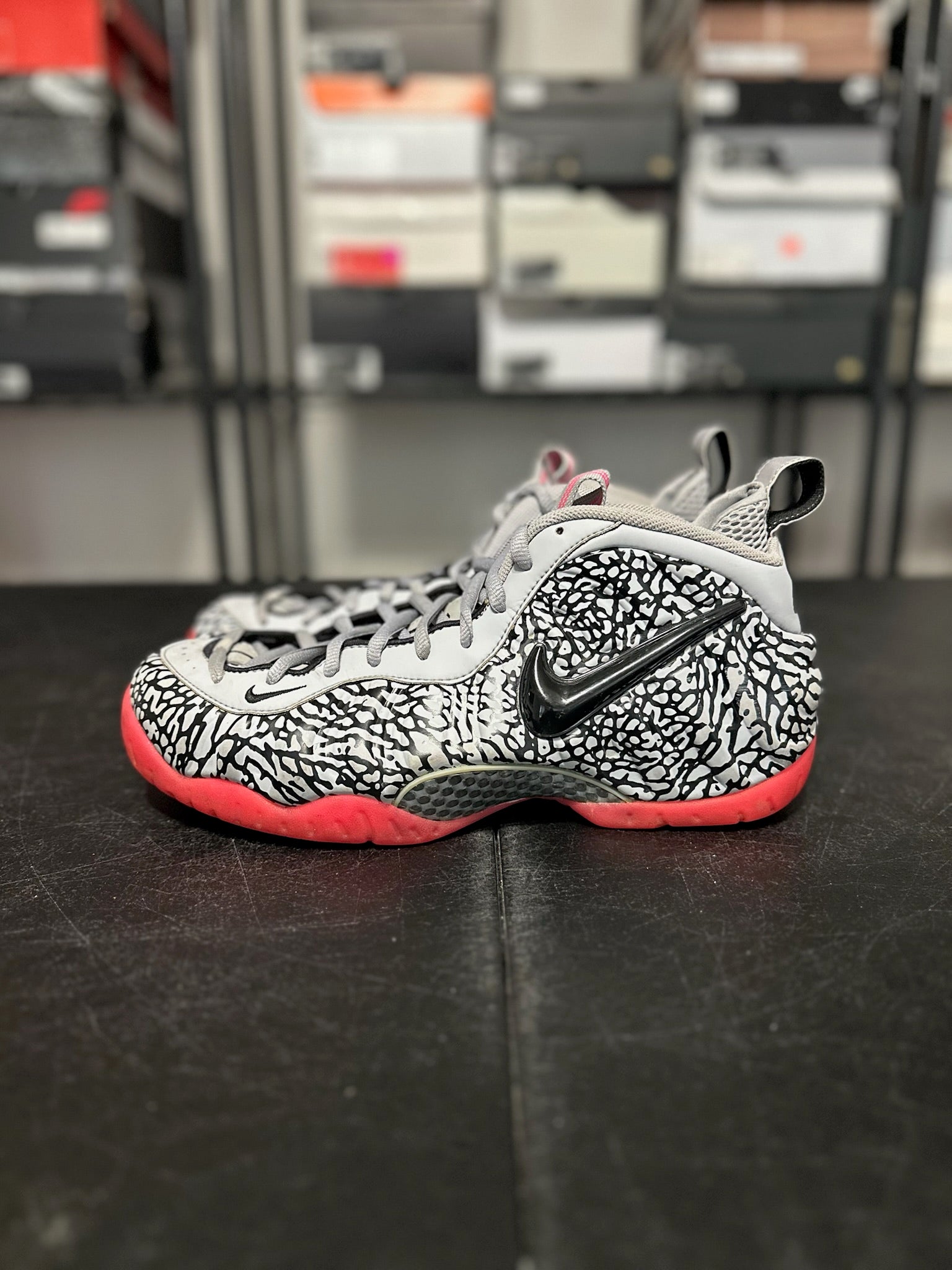 Size 11.5 - Foamposite Pro Elephant Print