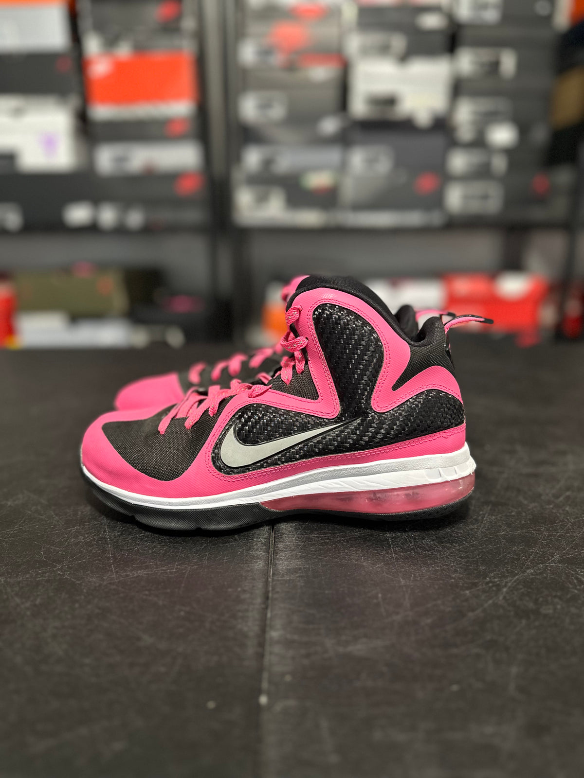 Size 6y - LeBron 9 black/pink