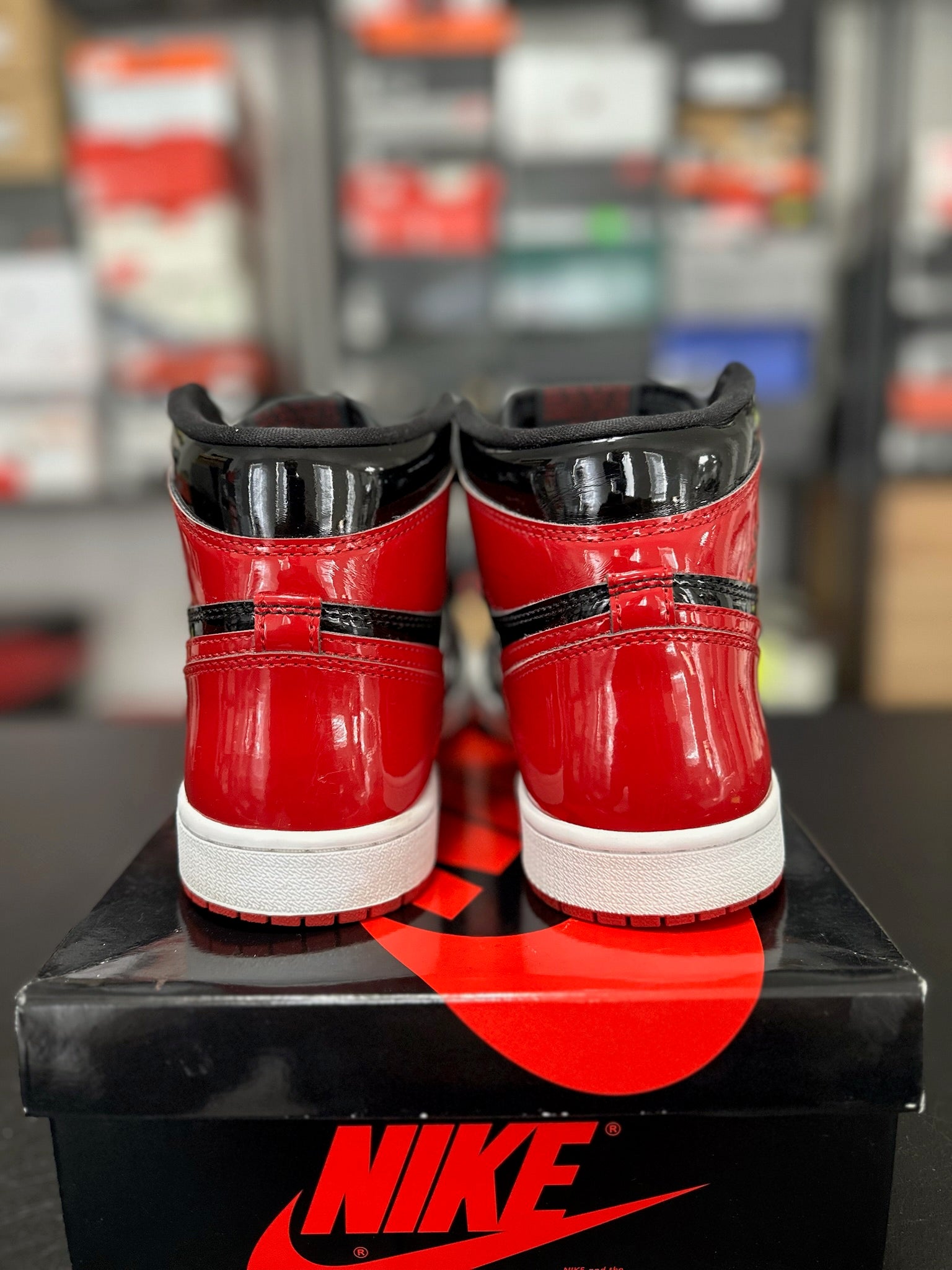 Size 9 - J1 High Patent Bred