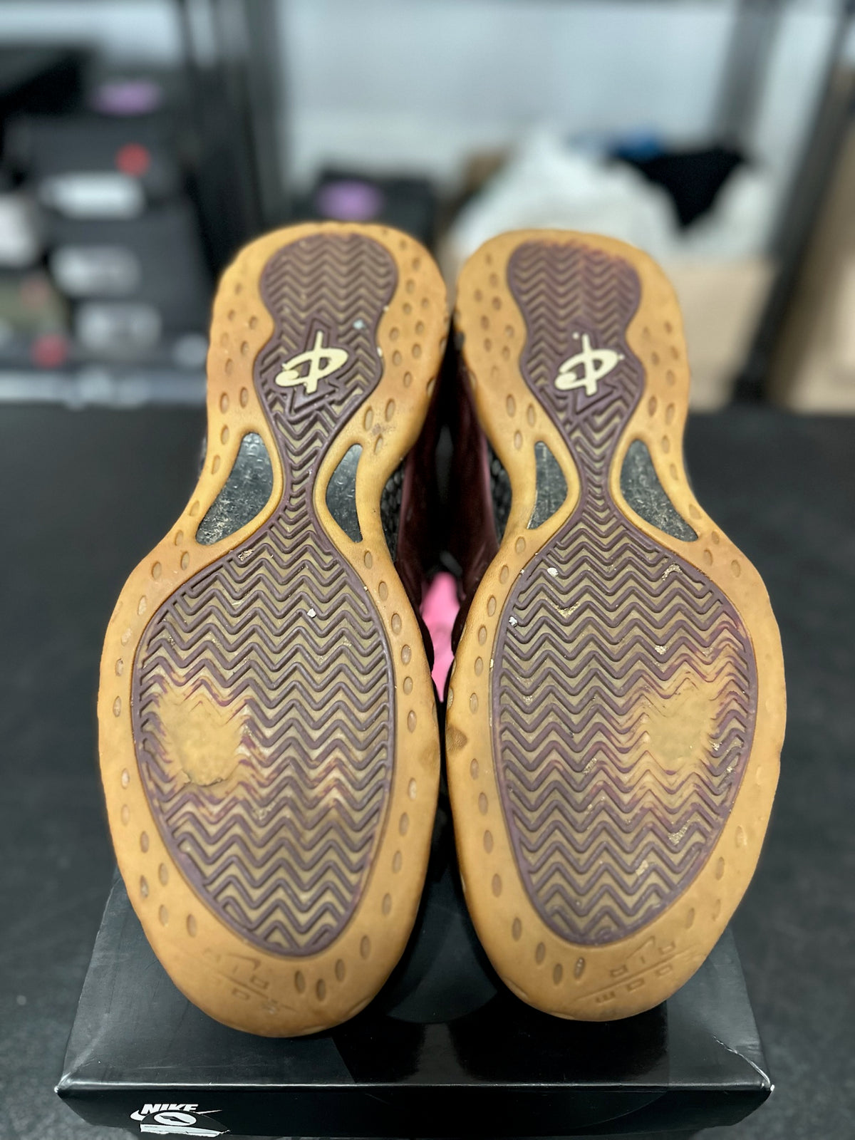 Size 12 - Foamposite 1 Maroon