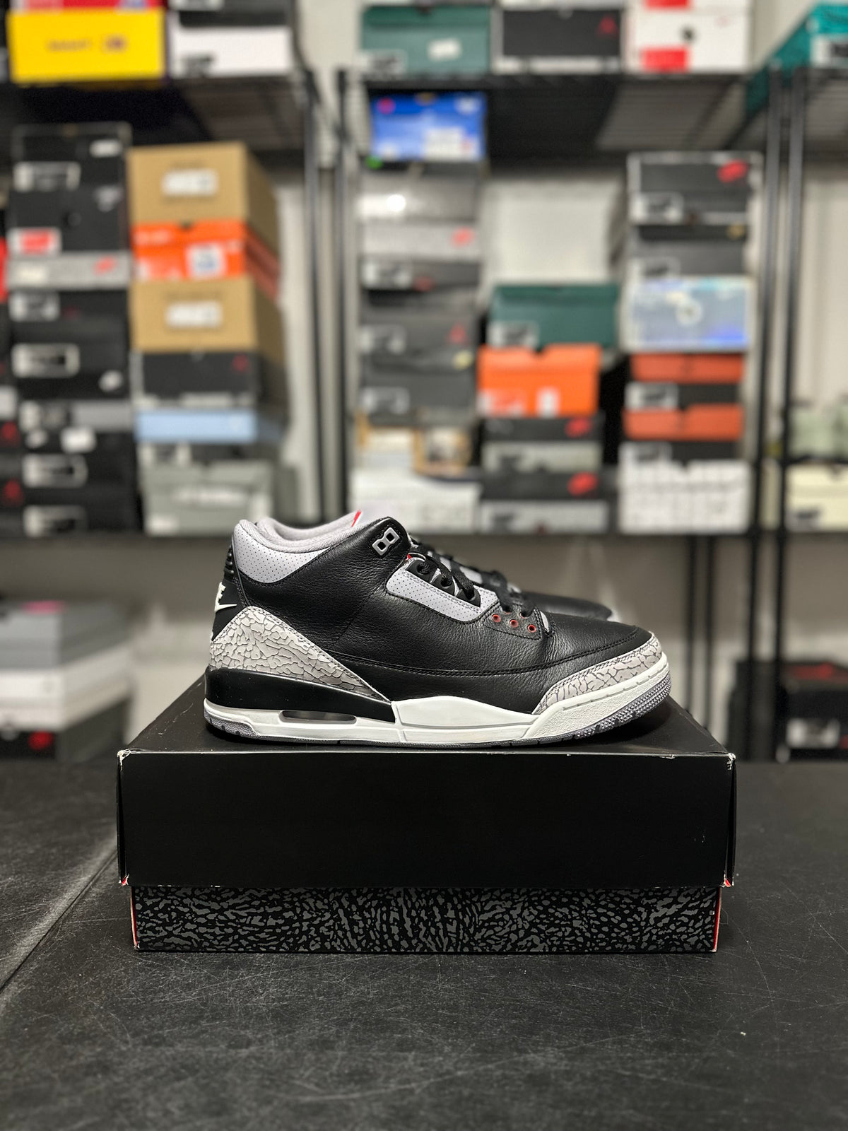 Size 14 - J3 Black cement reimagined