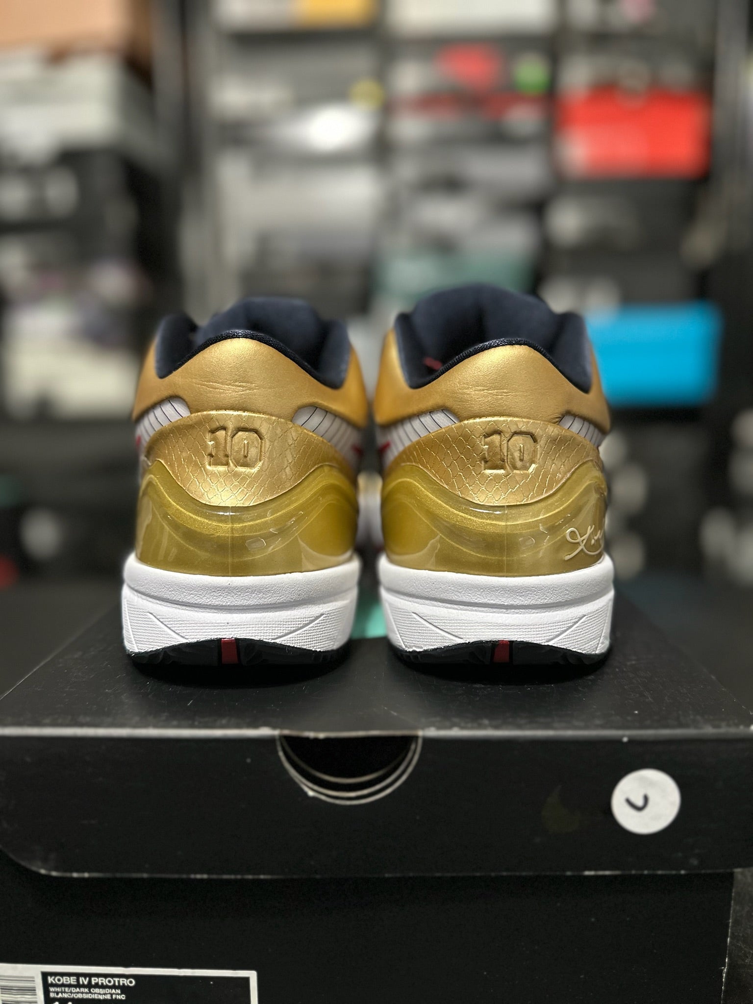 Size 11 - Kobe 4 Gold Medal