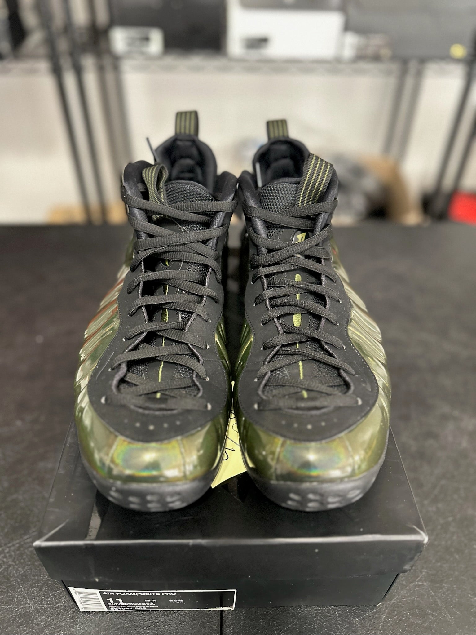 Size 11 - Foamposite 1 Legion Green