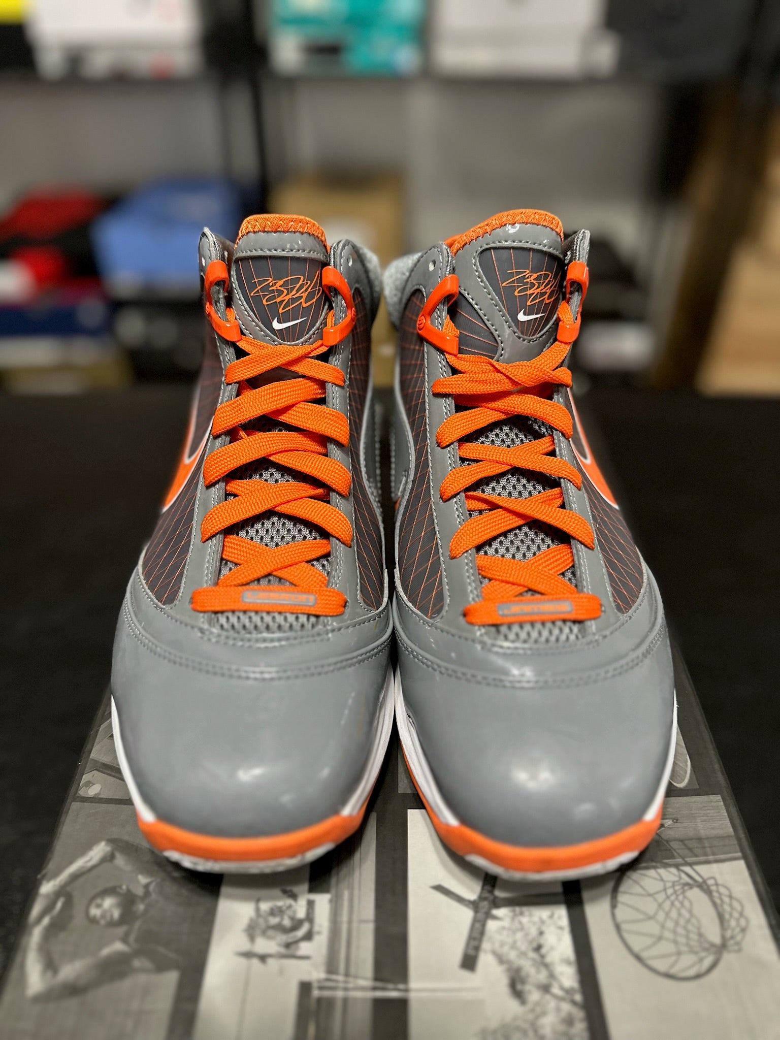 Size 9 - Air Max LeBron 7 Eastbay TB Orange
