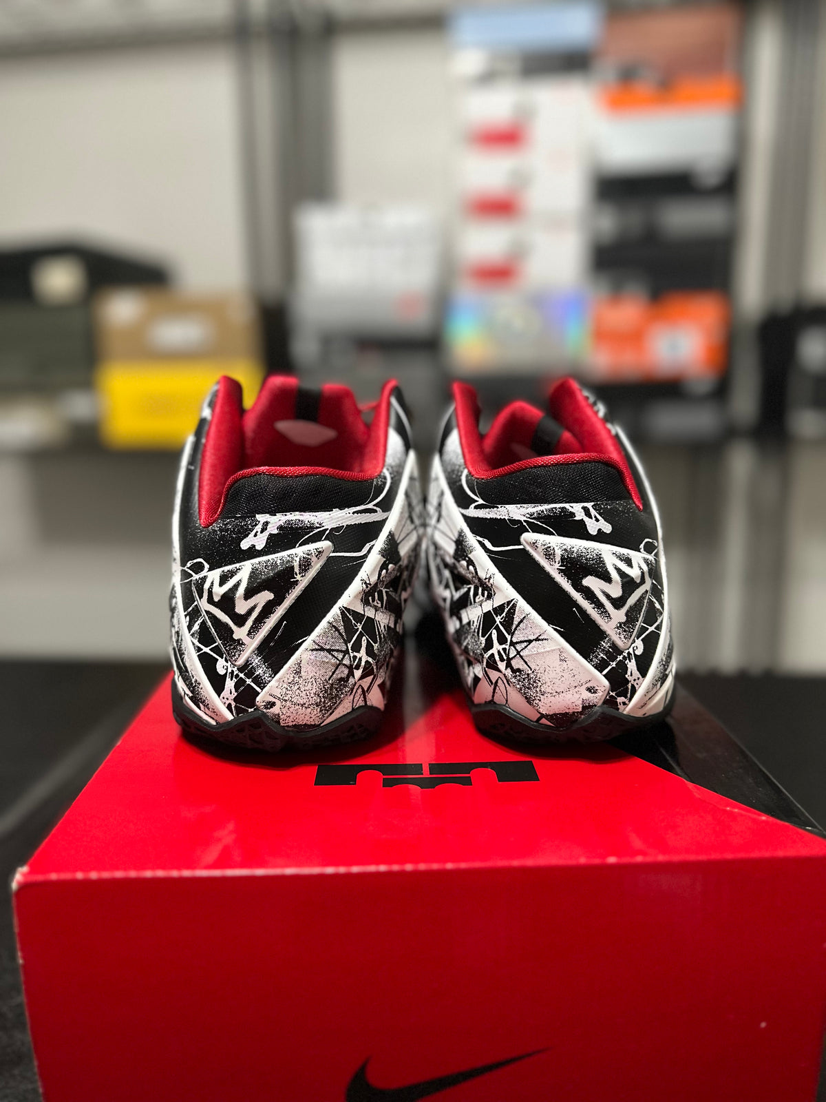 Size 10 - LeBron 11 graffiti