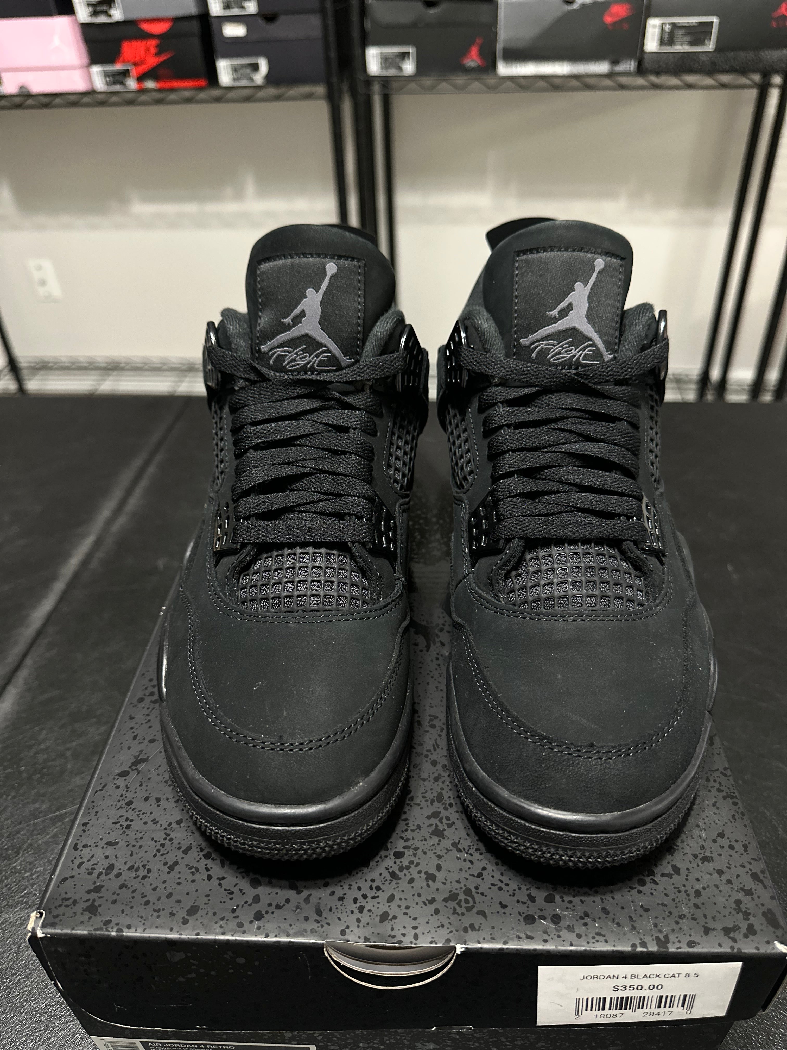 Size 8.5 - J4 black cat