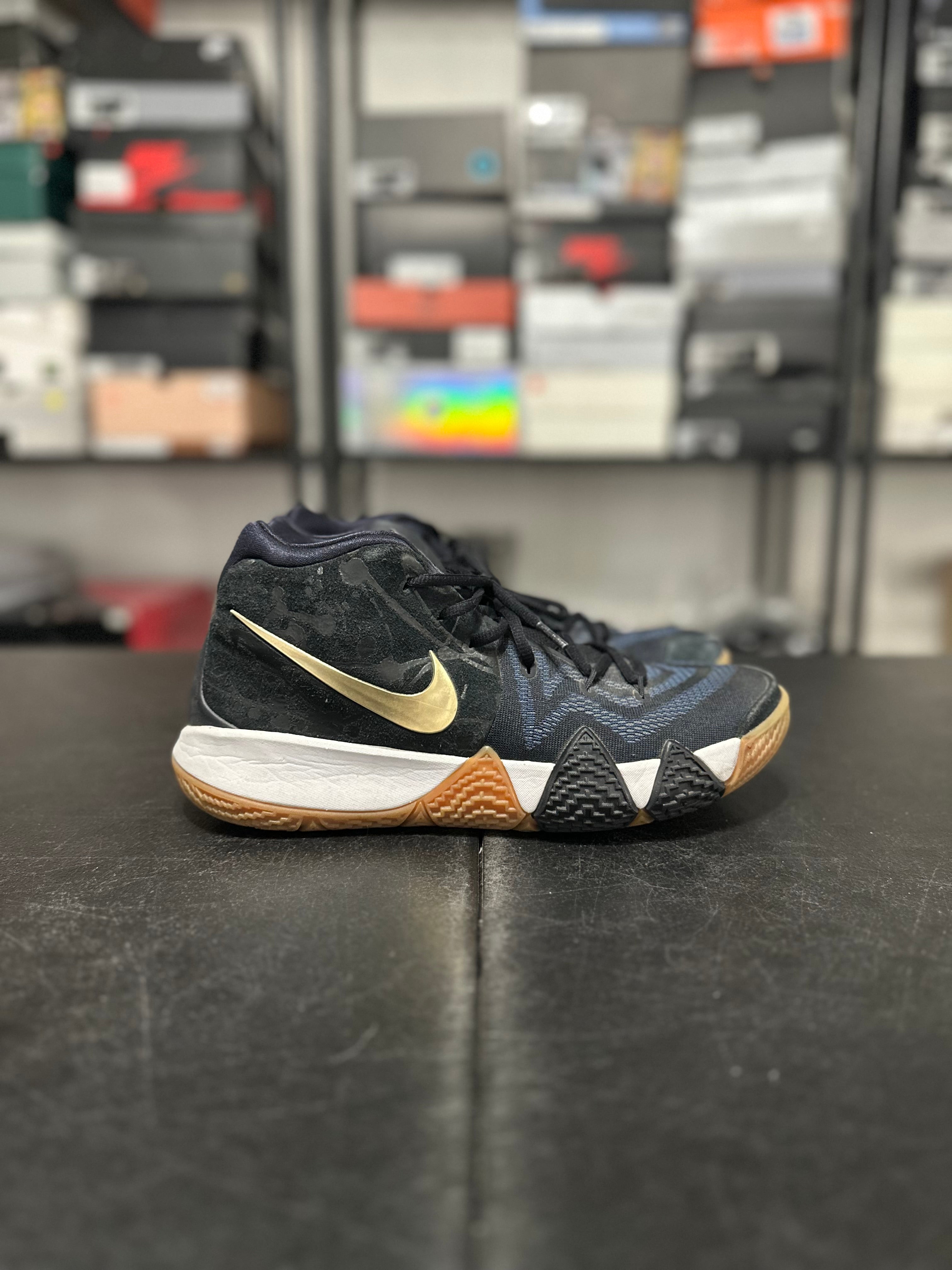 blue and orange kyrie 4