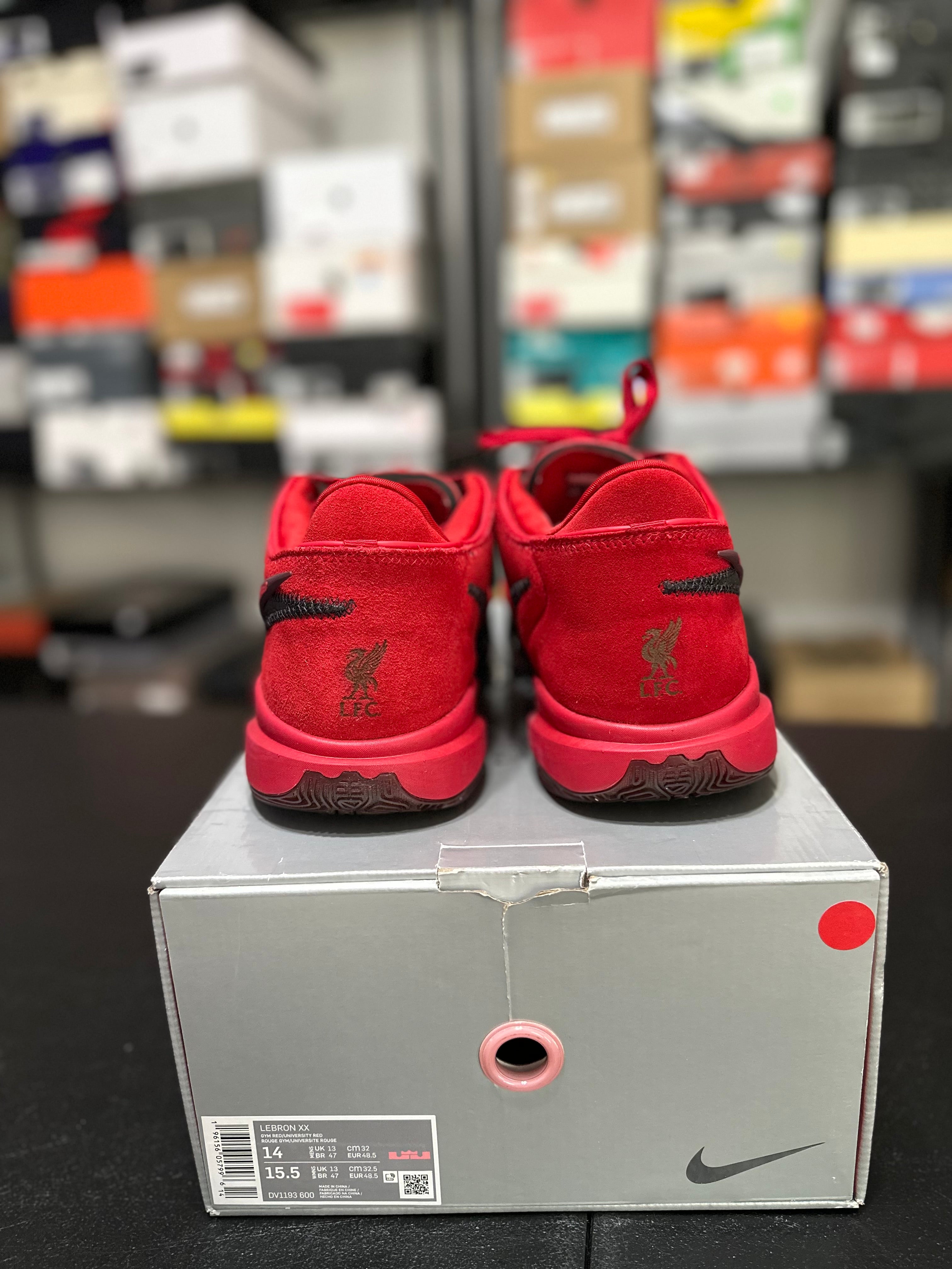 Size 14 - LeBron 20 gym red