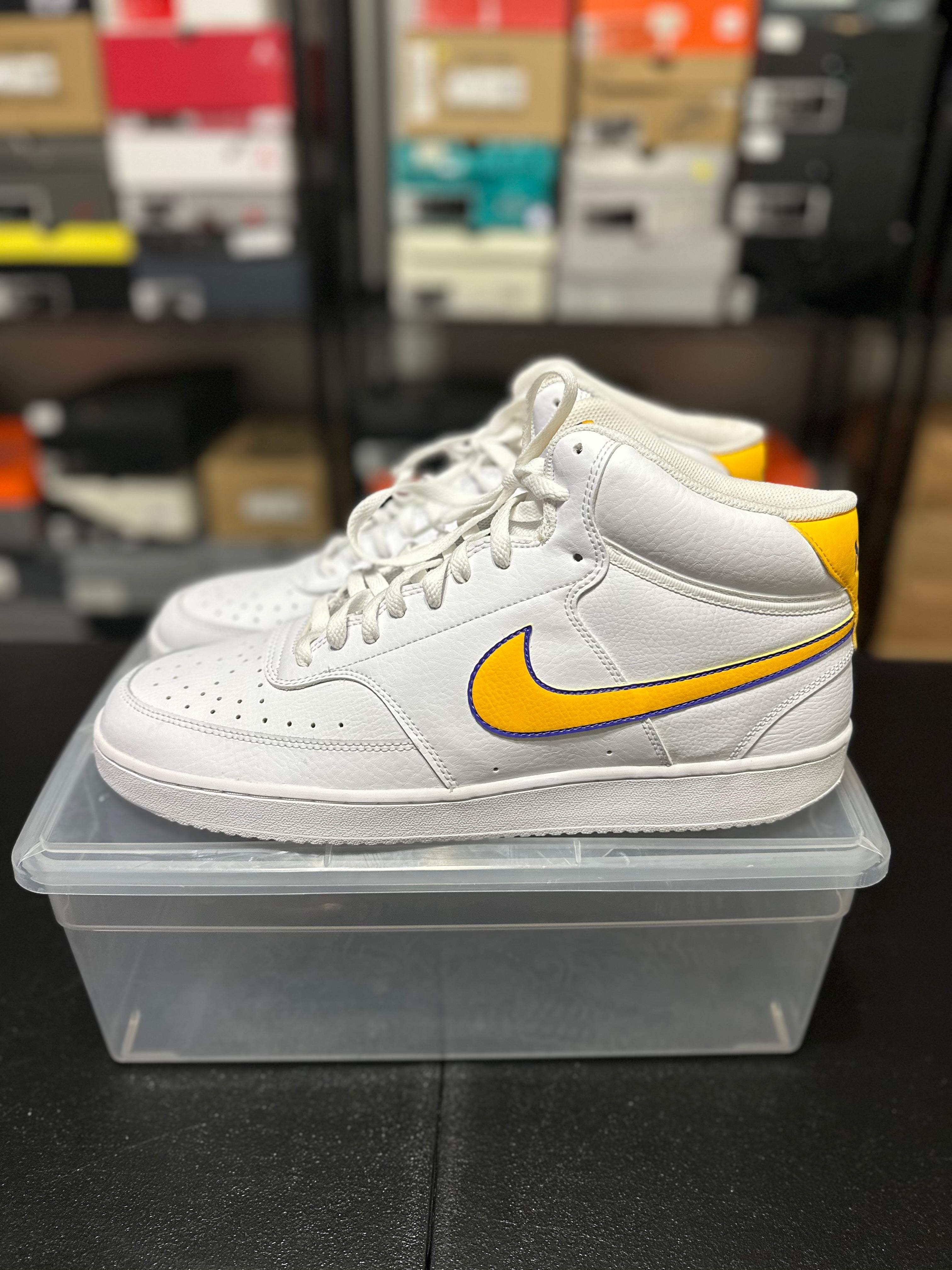Size 14 - Court vision mid Lakers