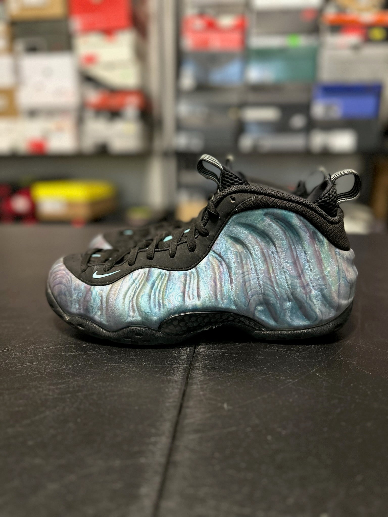 Size 9 - Foamposite 1 Abalone