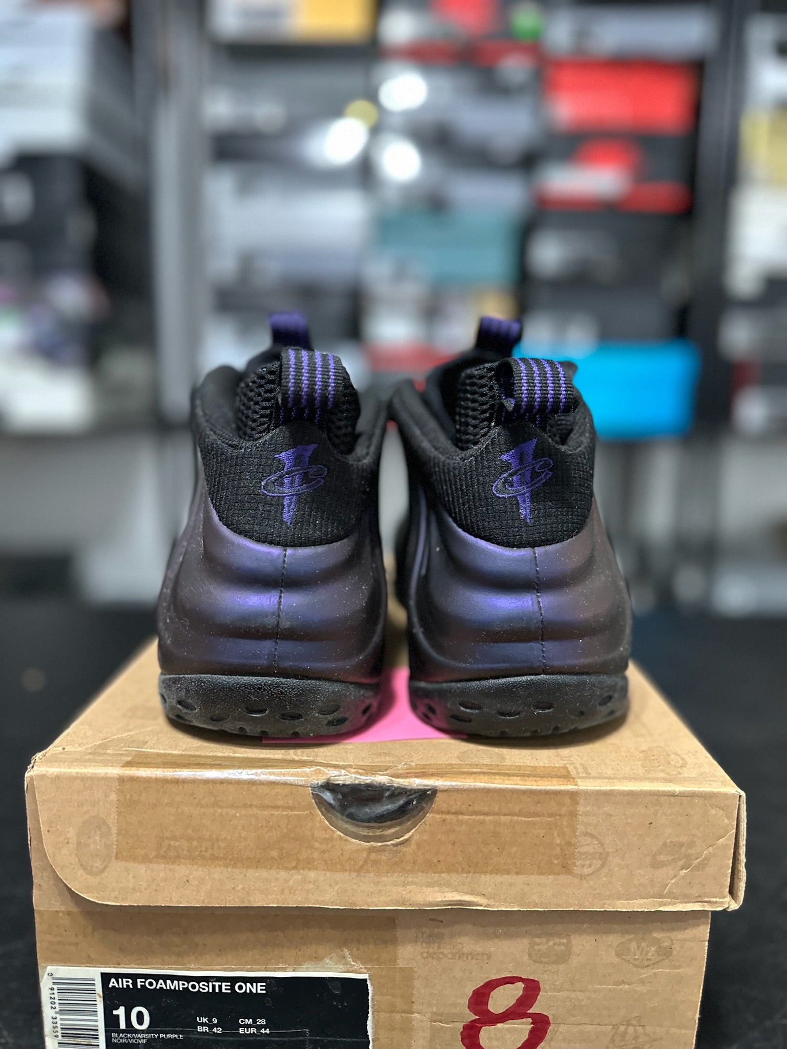 Size 10 - Foamposite 1 Eggplant
