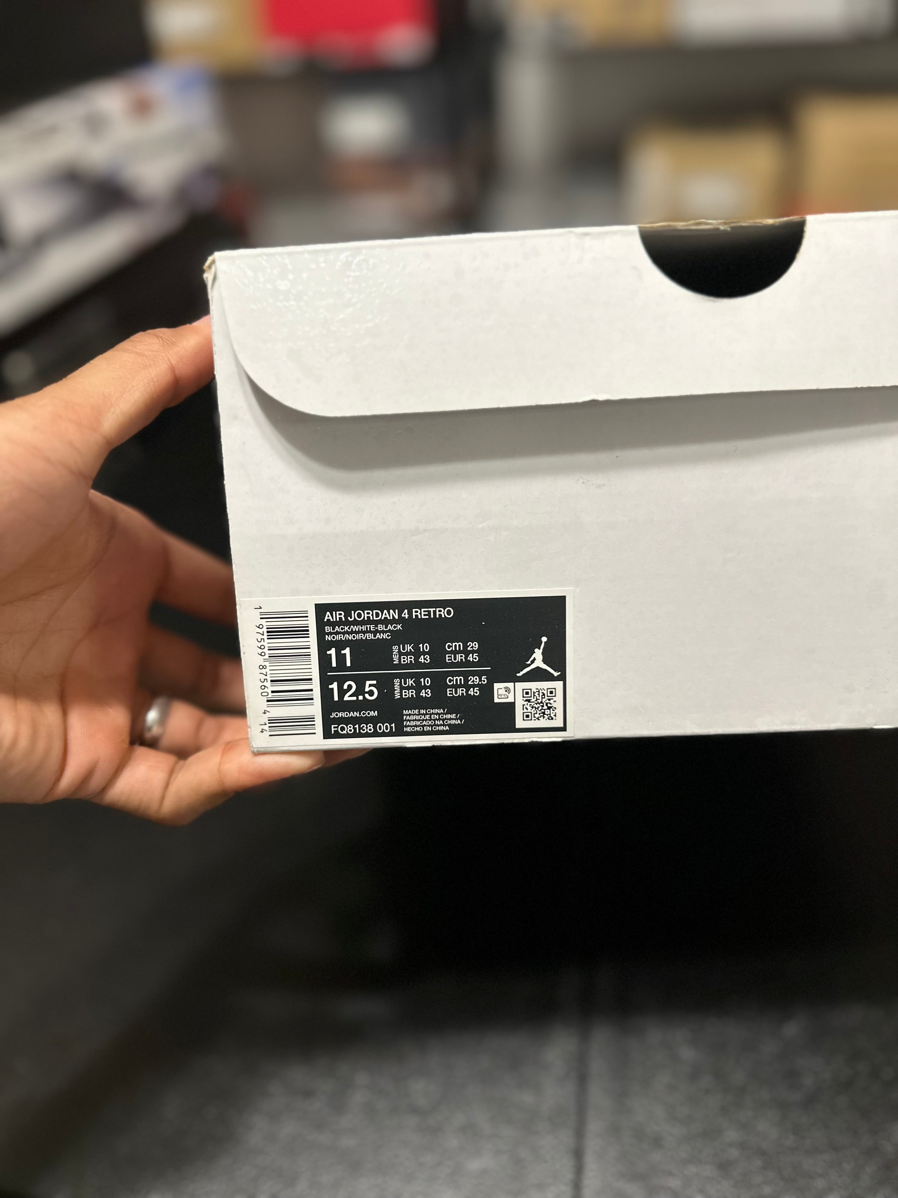 Size 11 - J4 white thunder