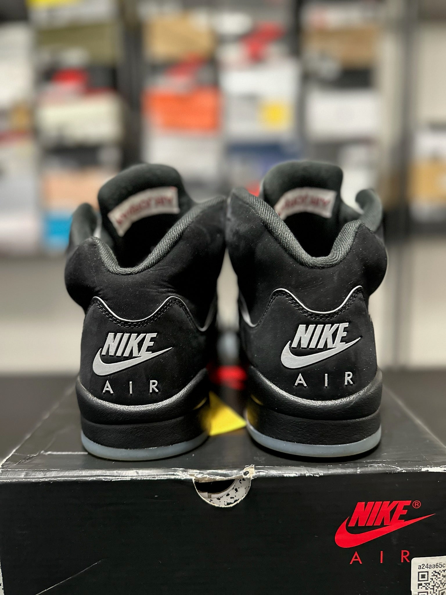 Size 9.5 - J5 Black Metallic Reimagined