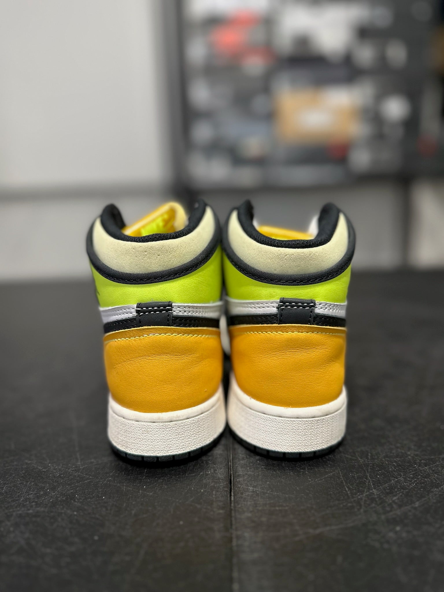 Size 4.5 - J1 High White Black Volt University Gold