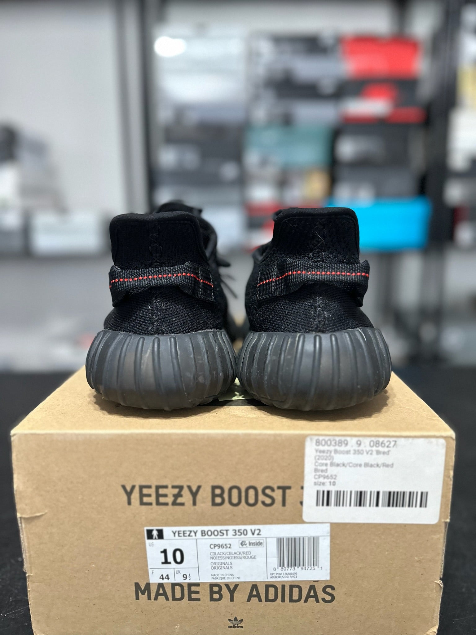 Size 10 - Yzy Boost 350 V2 Black Red