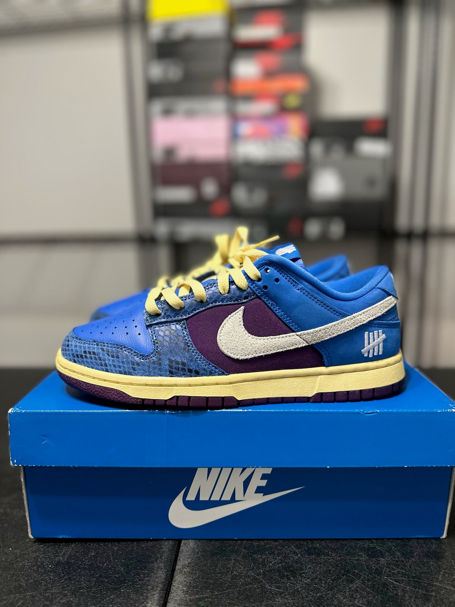 Size 8.5 - Dunk Low Undefeated 5 On It Dunk vs. AF1