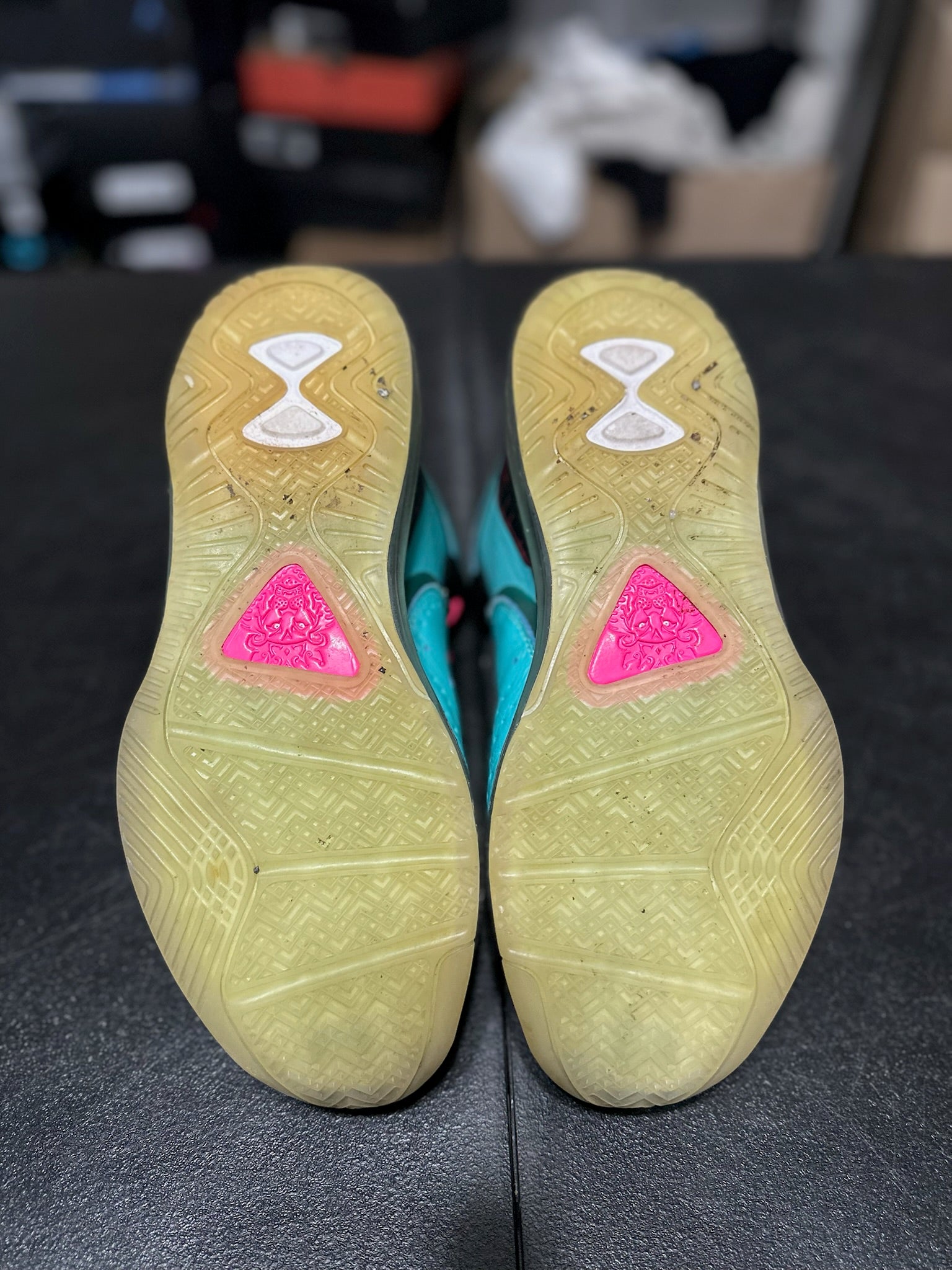 Size 9.5 - LeBron 8 south beach