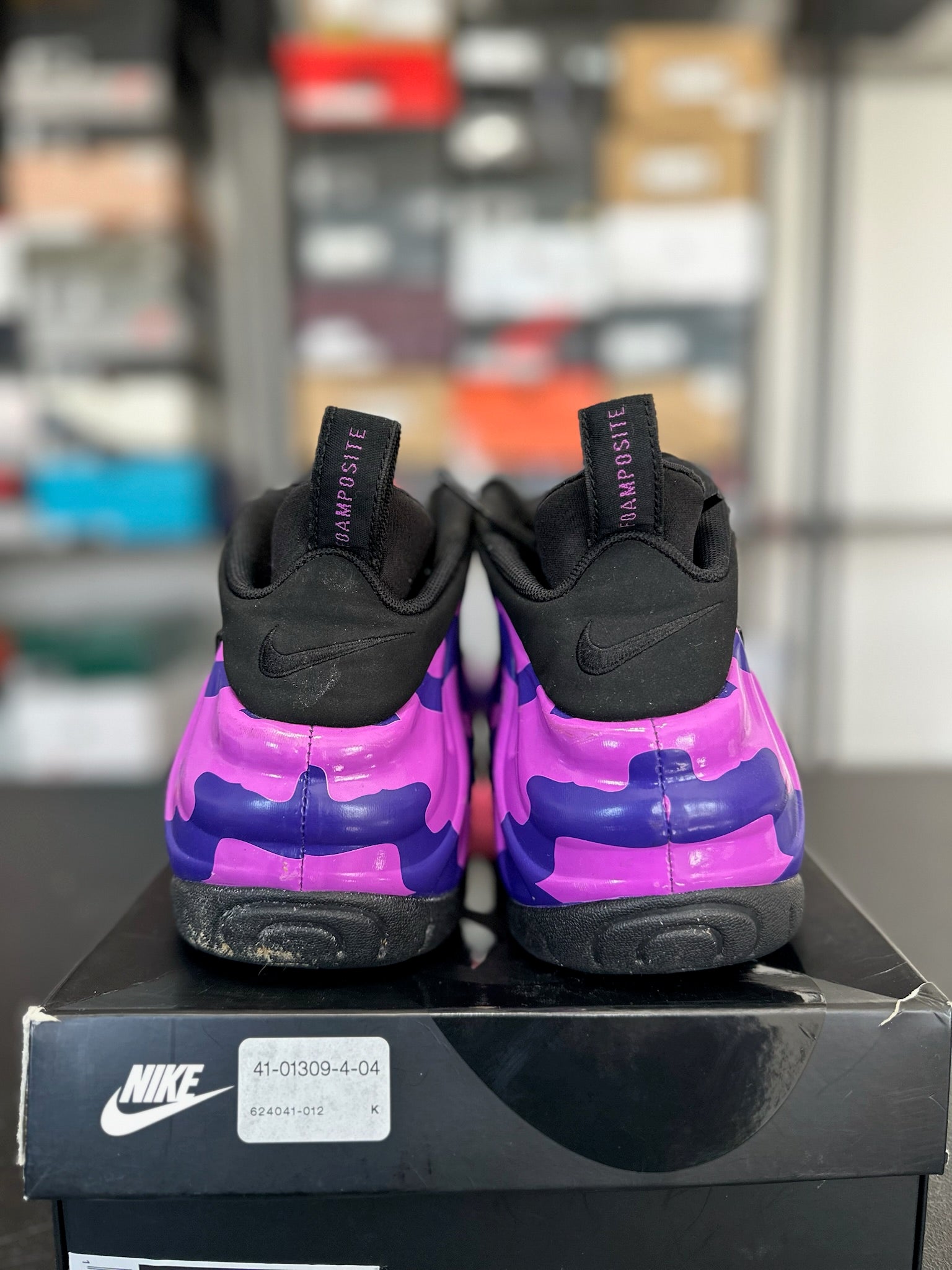 Size 11.5 - Foamposite 1 Purple Camo