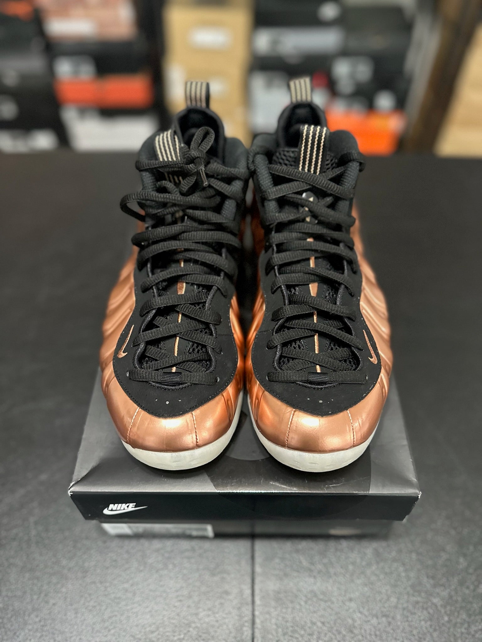 Size 9.5 - Foamposite Copper