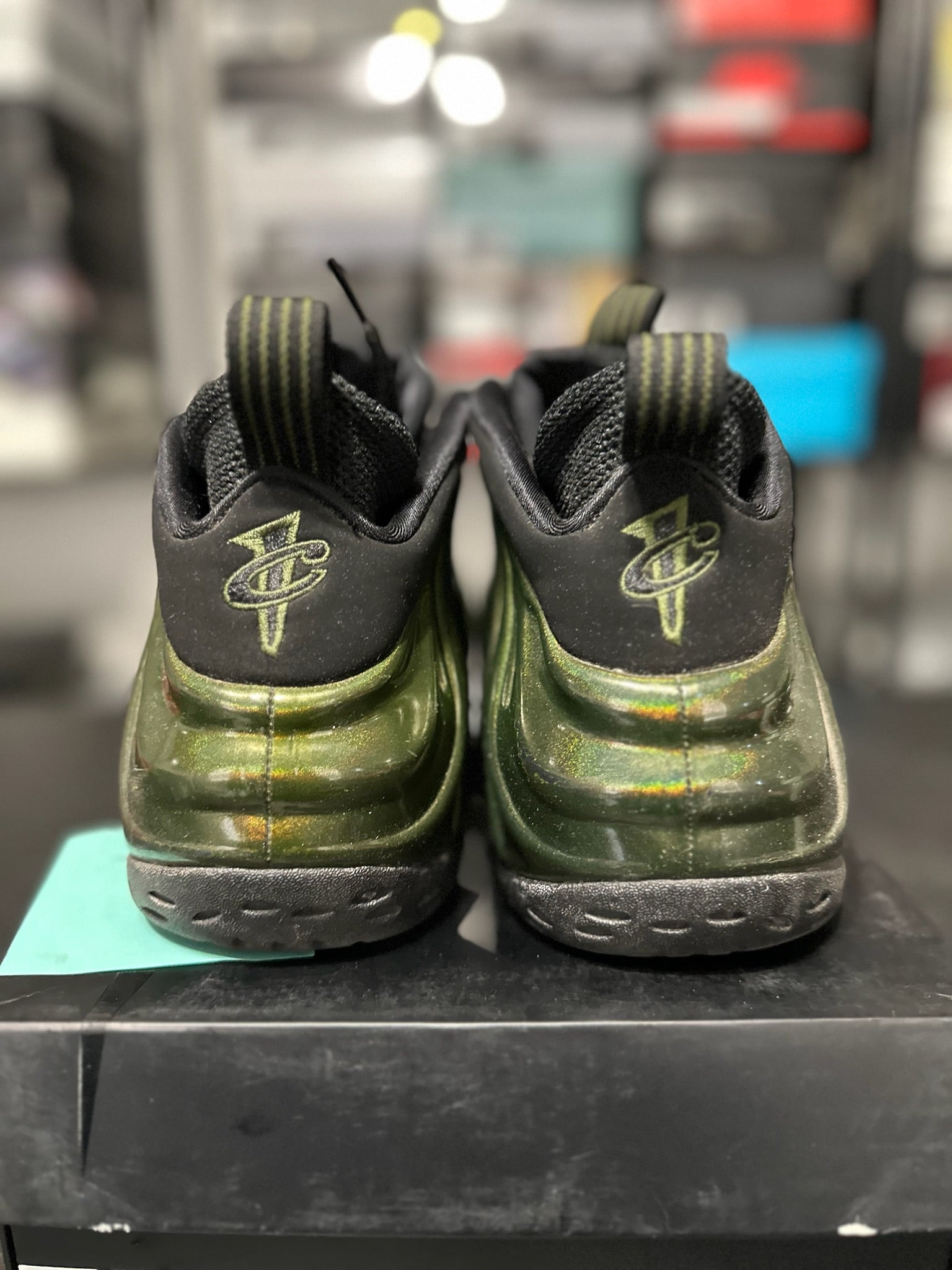 Size 13 - Foamposite 1 Legion Green