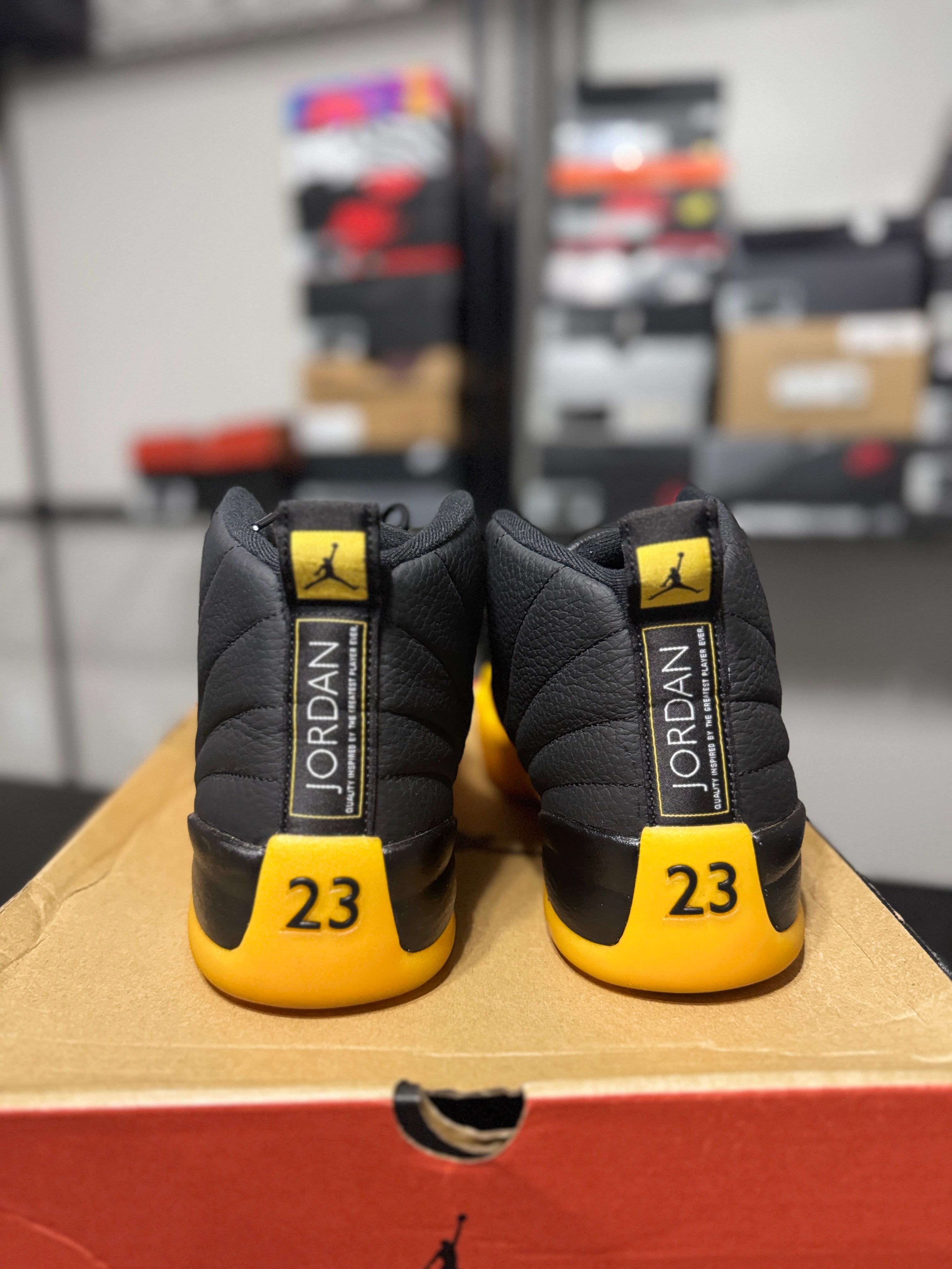 Size 11.5 - J12 university Gold