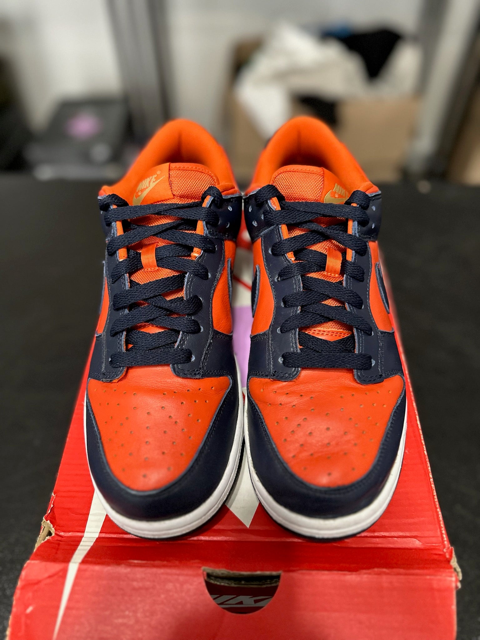 Size 9.5 - Dunk Low SP Champ Colors University Orange Marine