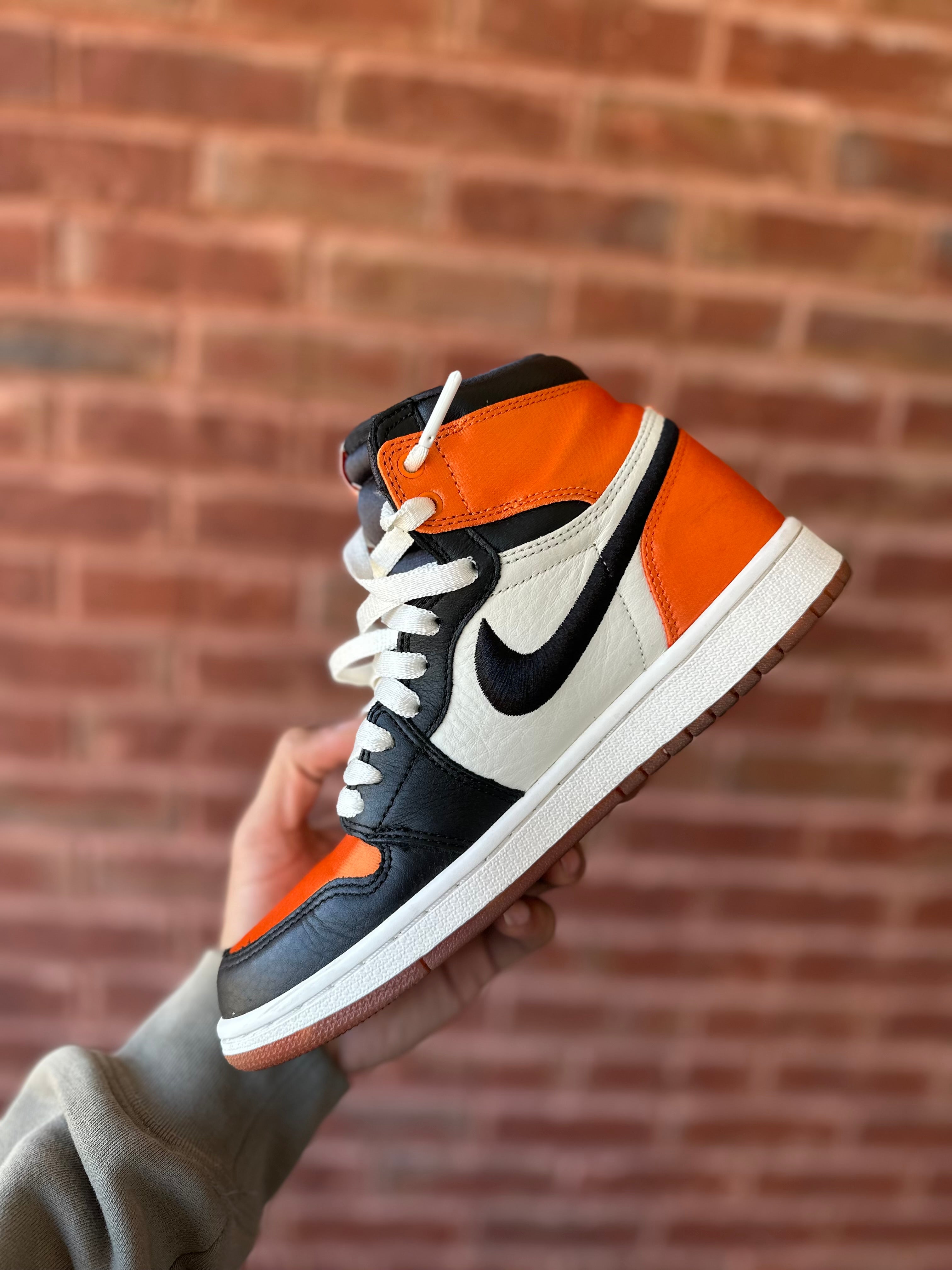 Size 6.5W - J1 satin shattered backboard