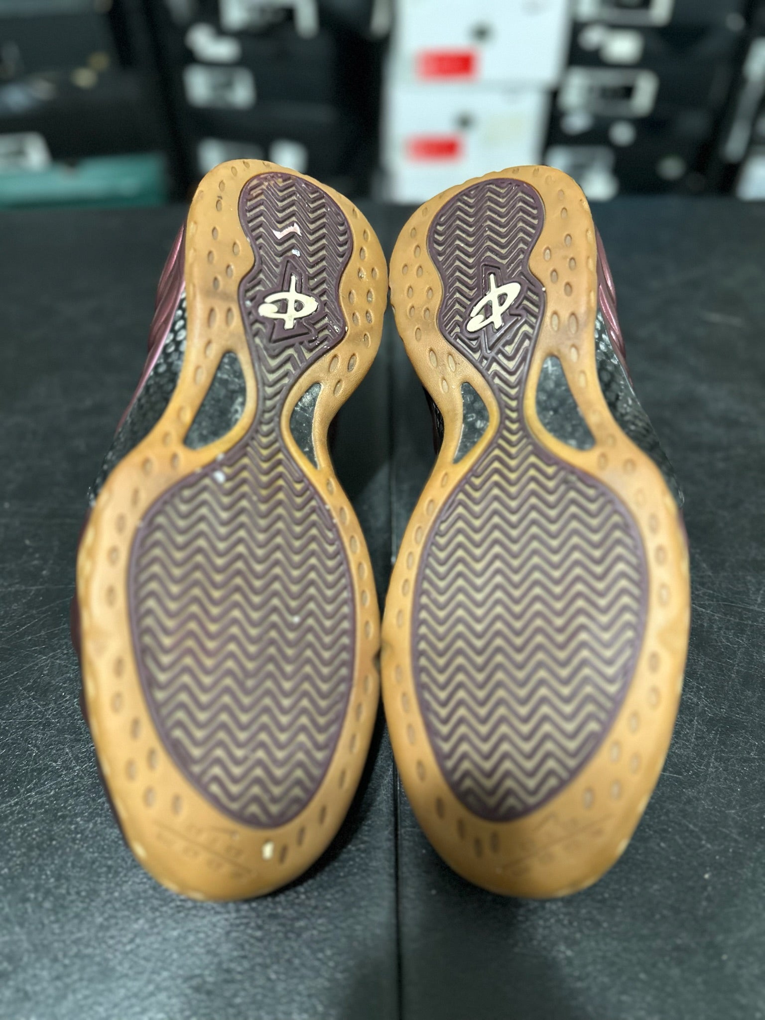 Size 13 - Foamposite 1 Maroon