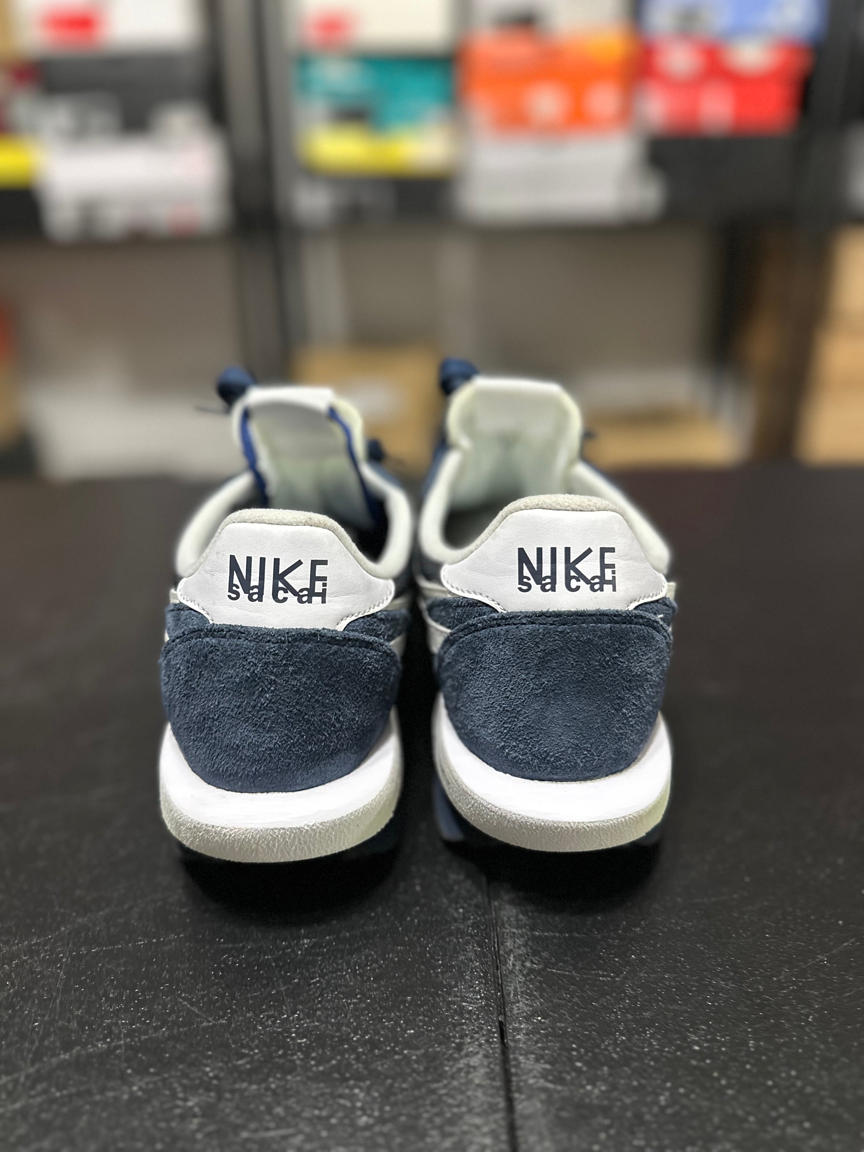 Size 10.5 - sacai waffle blackened blue