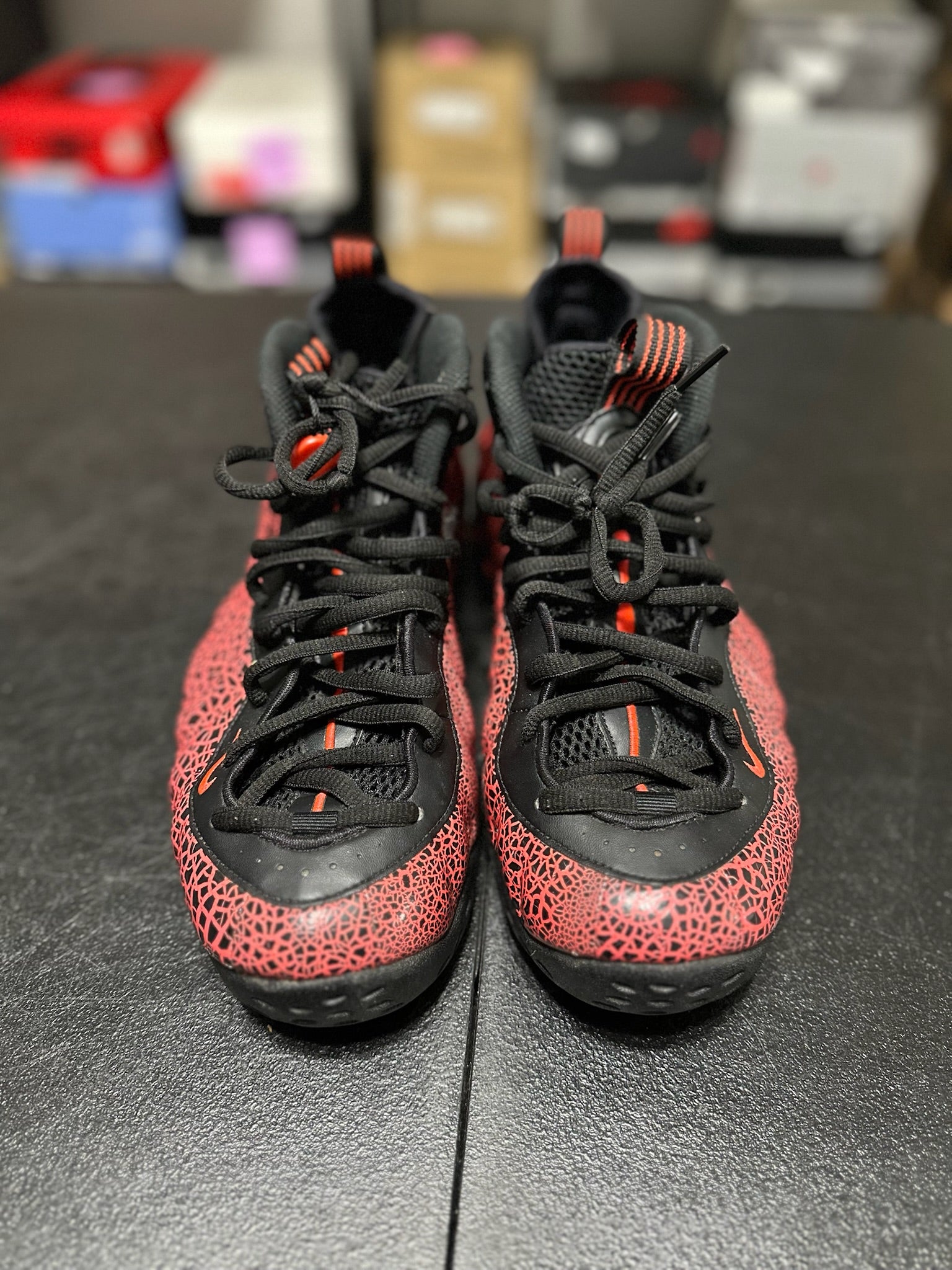 Size 9.5 - Foamposite 1 Cracked Lava