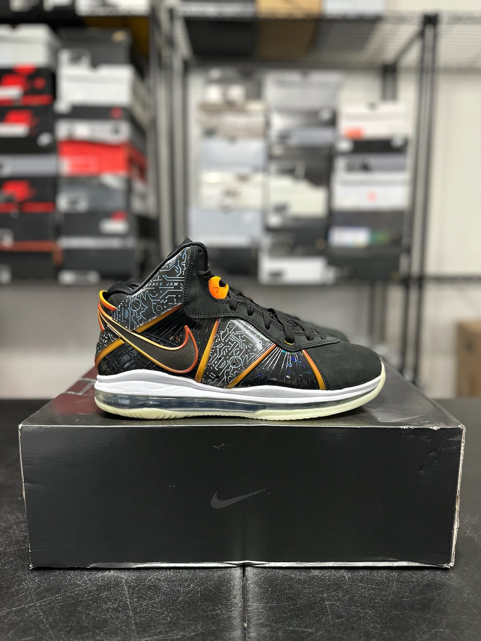 Size 10.5 - LeBron 8 Space Jam