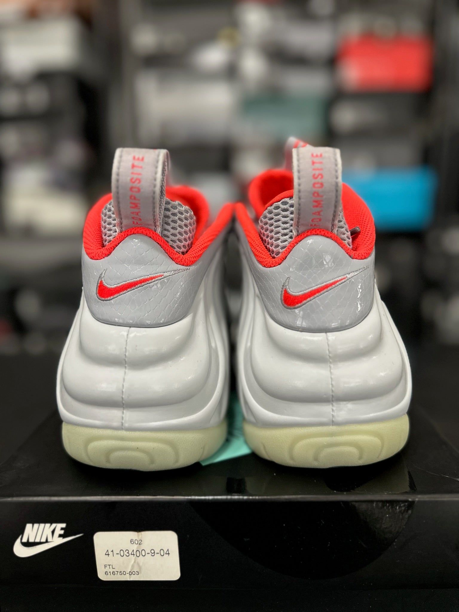 Size 10 - Foamposite Pro Pure Platinum