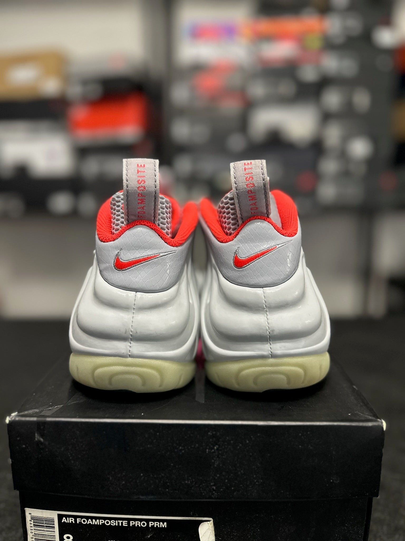 Size 8 - Foamposite Pro Pure Platinum
