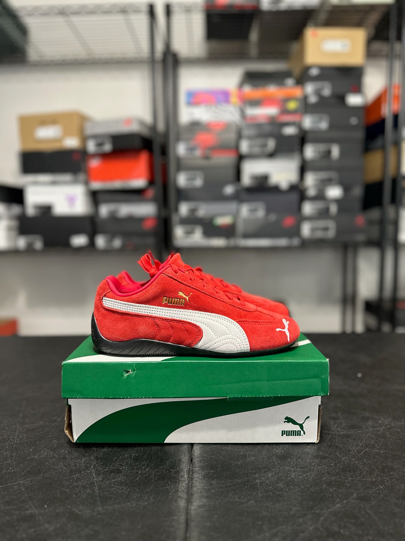 Size 7 - Puma Speedcat OG Red White DS