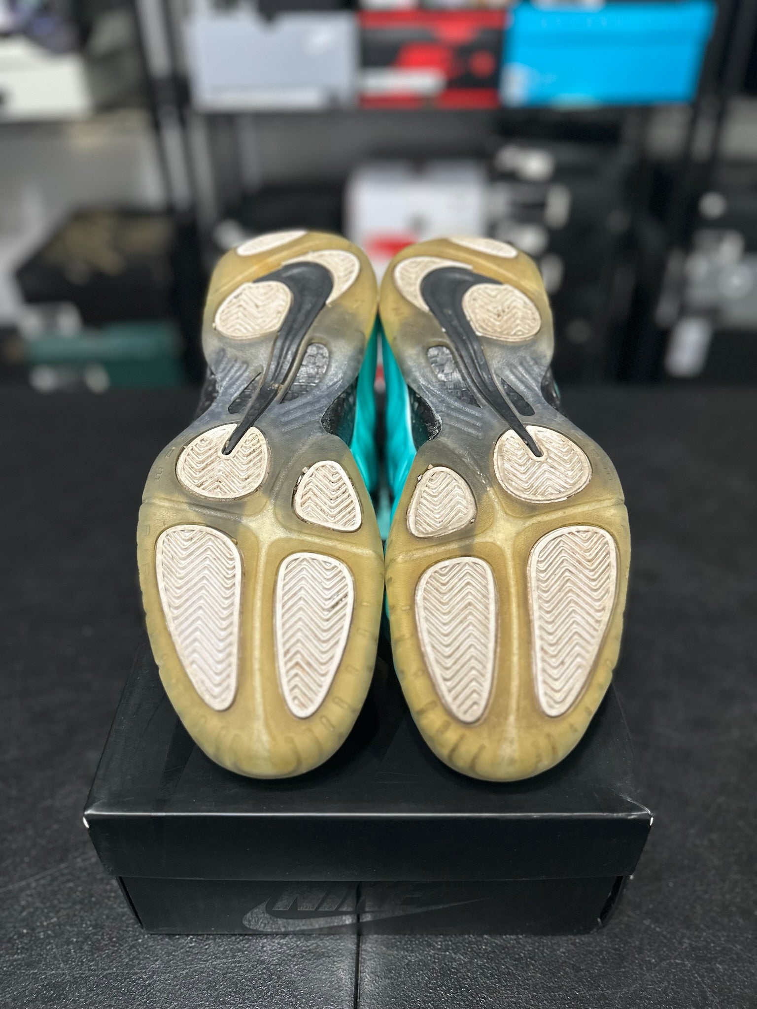 Size 9 - Foamposite Pro Island Green