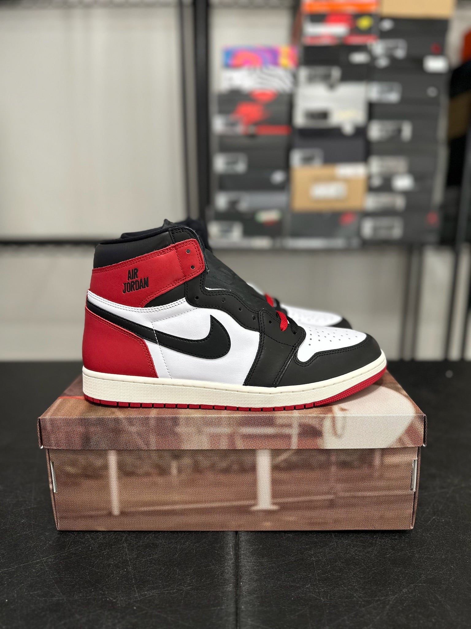 Size 13 - J1 High Black Toe Reimagined DS