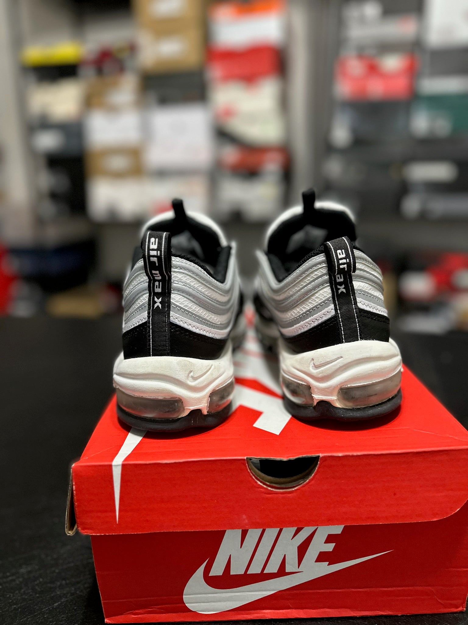 Size 10 - Air Max 97 Black Metallic Silver