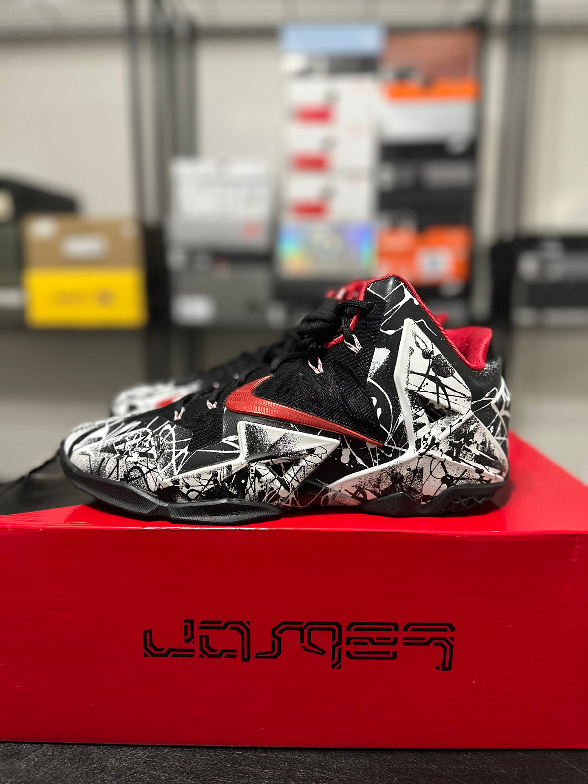 Size 10 - LeBron 11 graffiti