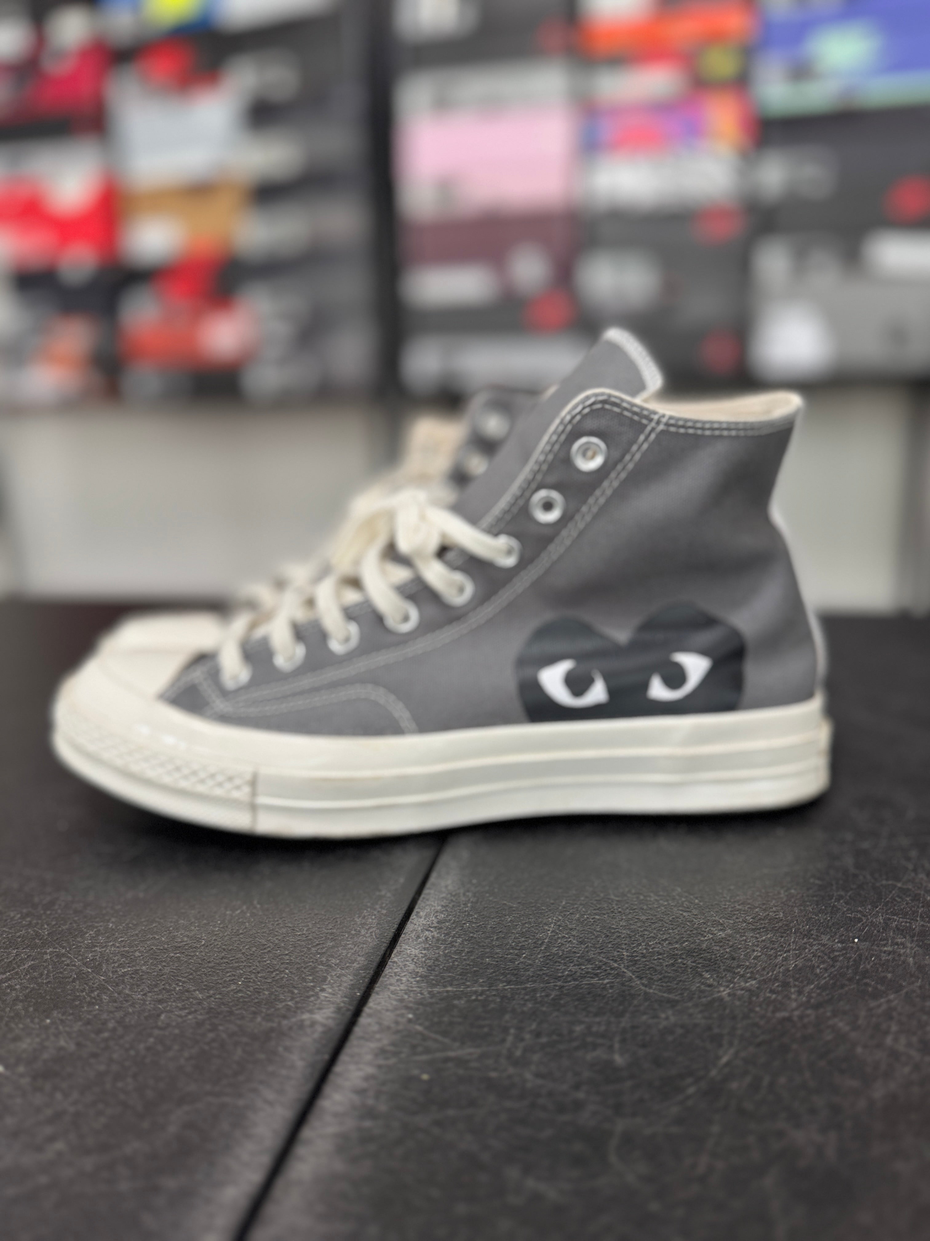 Size 9 - Cdg converse high grey