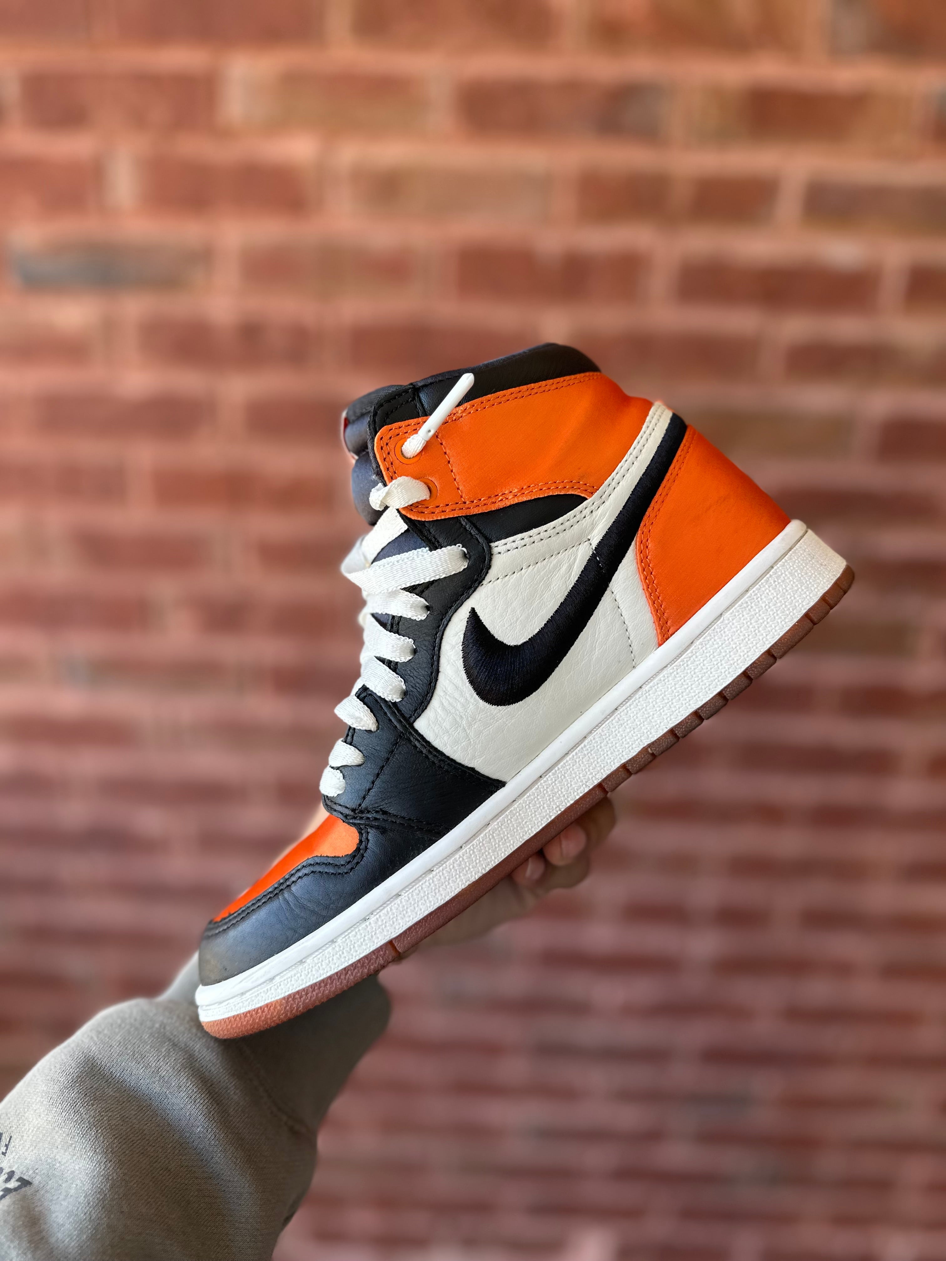 Size 6.5W - J1 satin shattered backboard