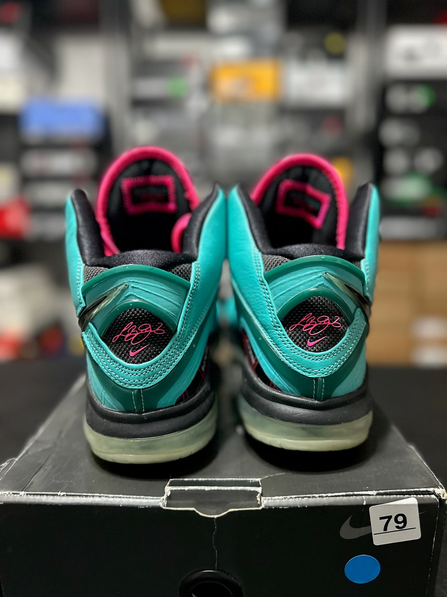 Size 9.5 - LeBron 8 South Beach