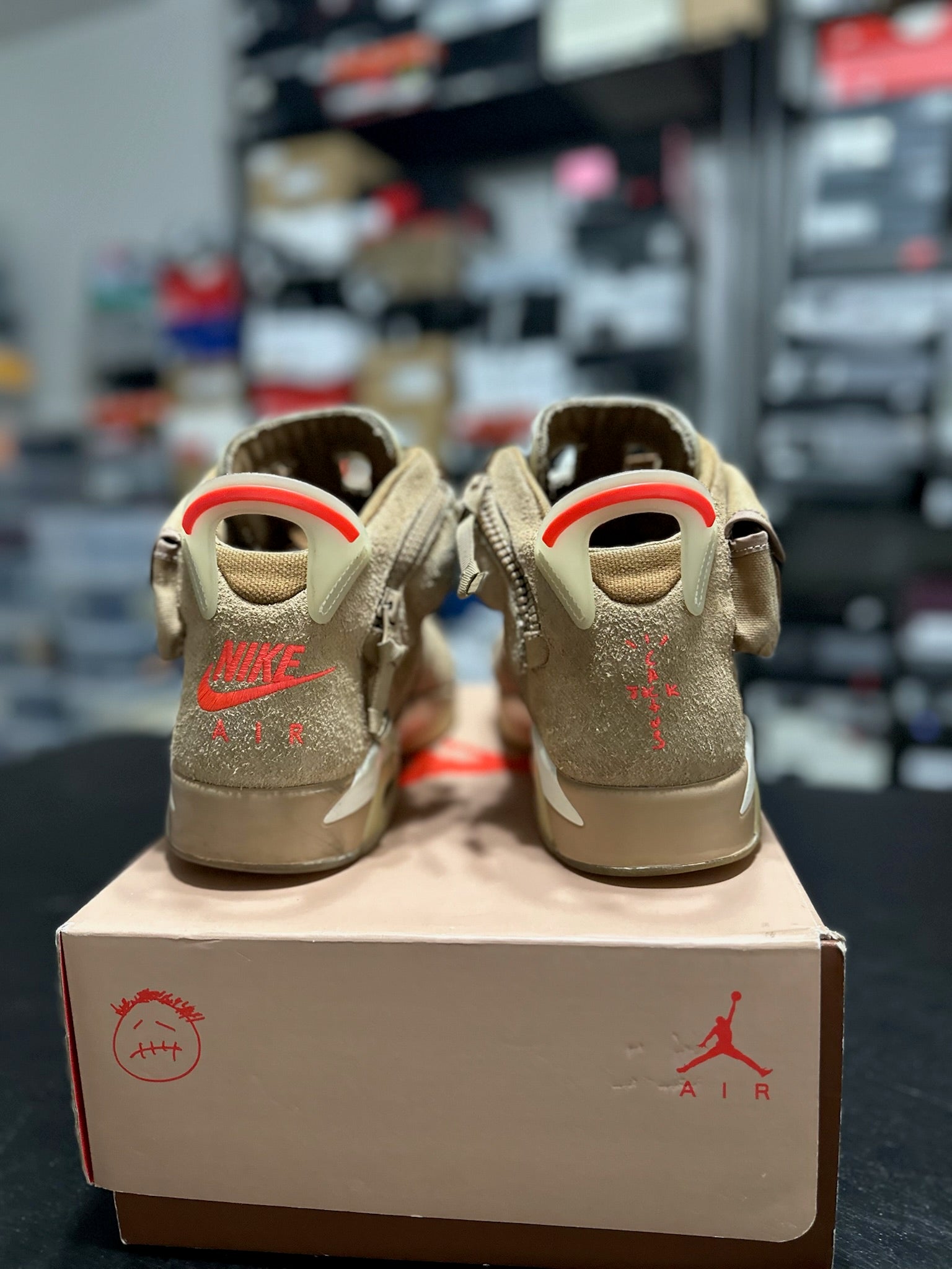 Size 10 - J6 Travis Scott British Khaki
